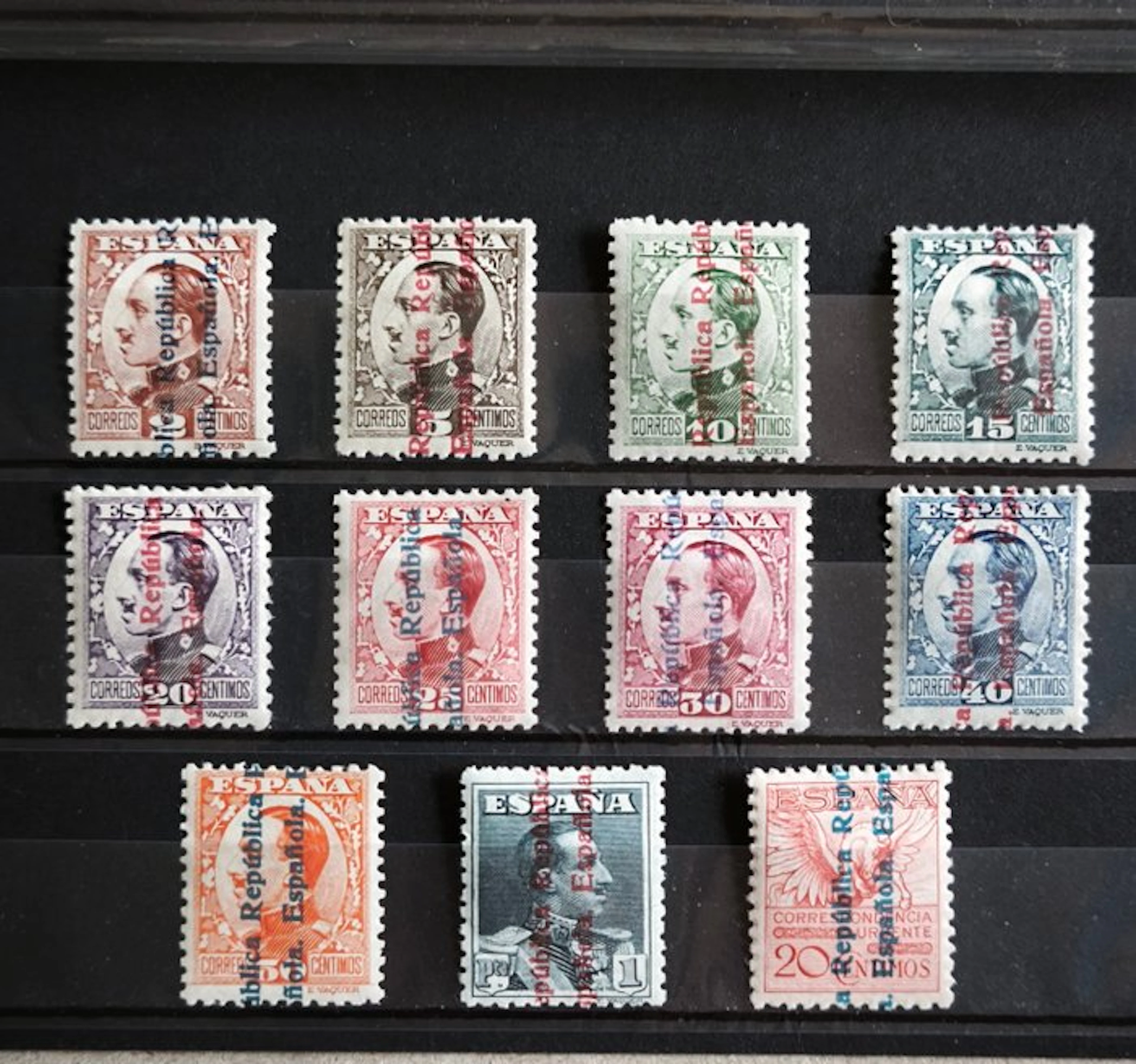 Spain 1931 - Alfonso XIII. Overburdened "Spanish Republic" - Edifil n°593/603