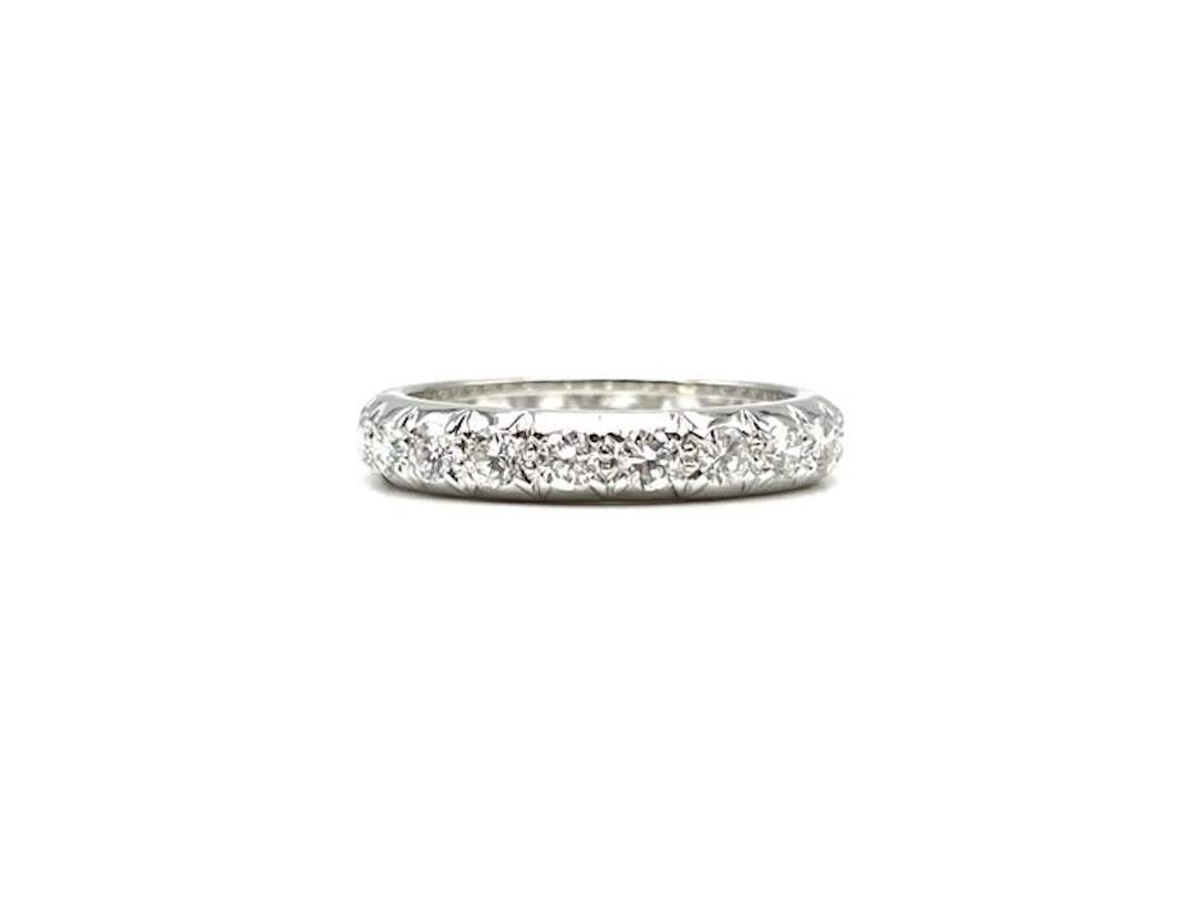 No reserve price - Ring Platinum - 1.00ct. tw. Diamond (Natural)