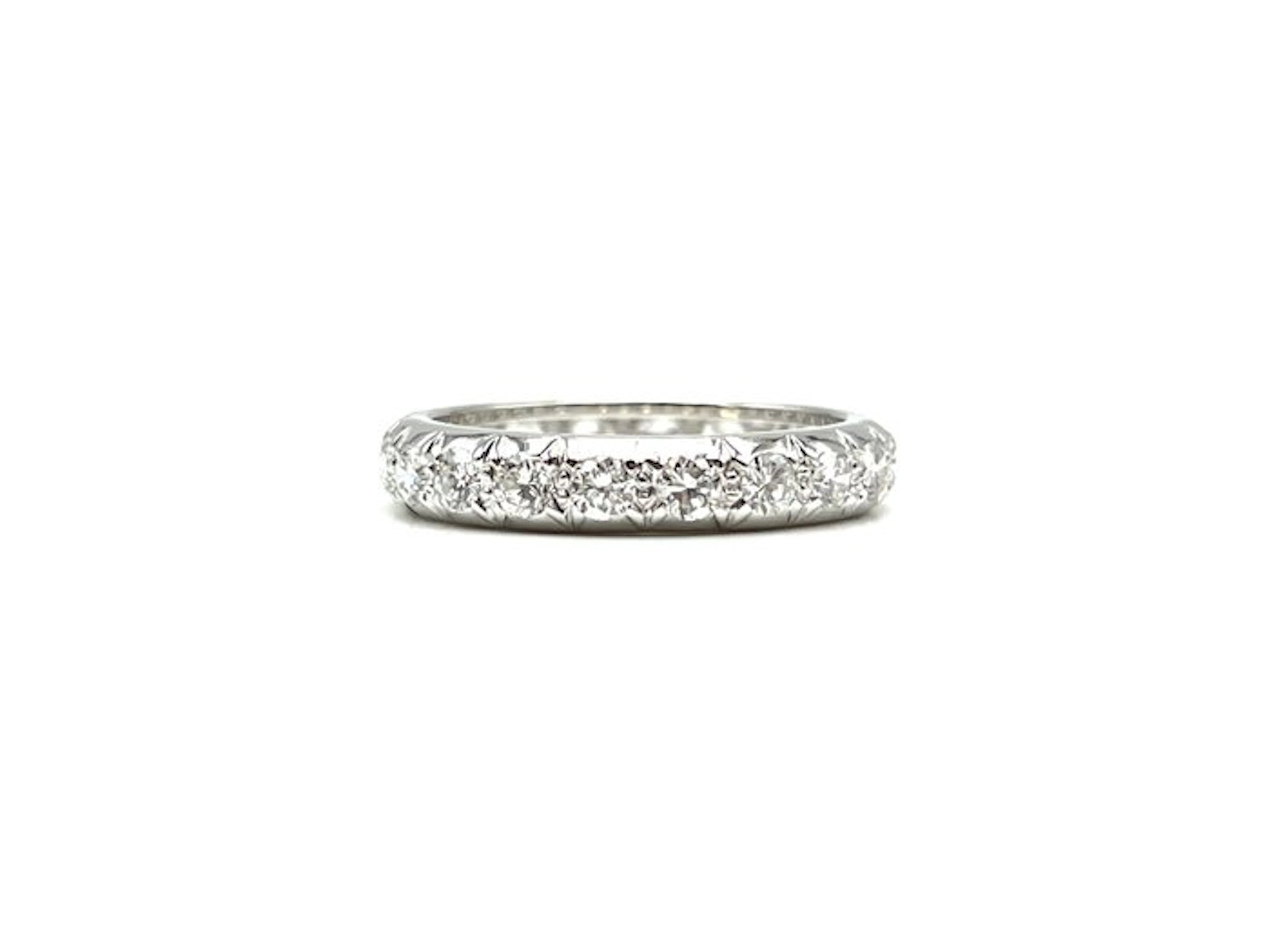 No reserve price - Ring Platinum - 1.00ct. tw. Diamond (Natural)