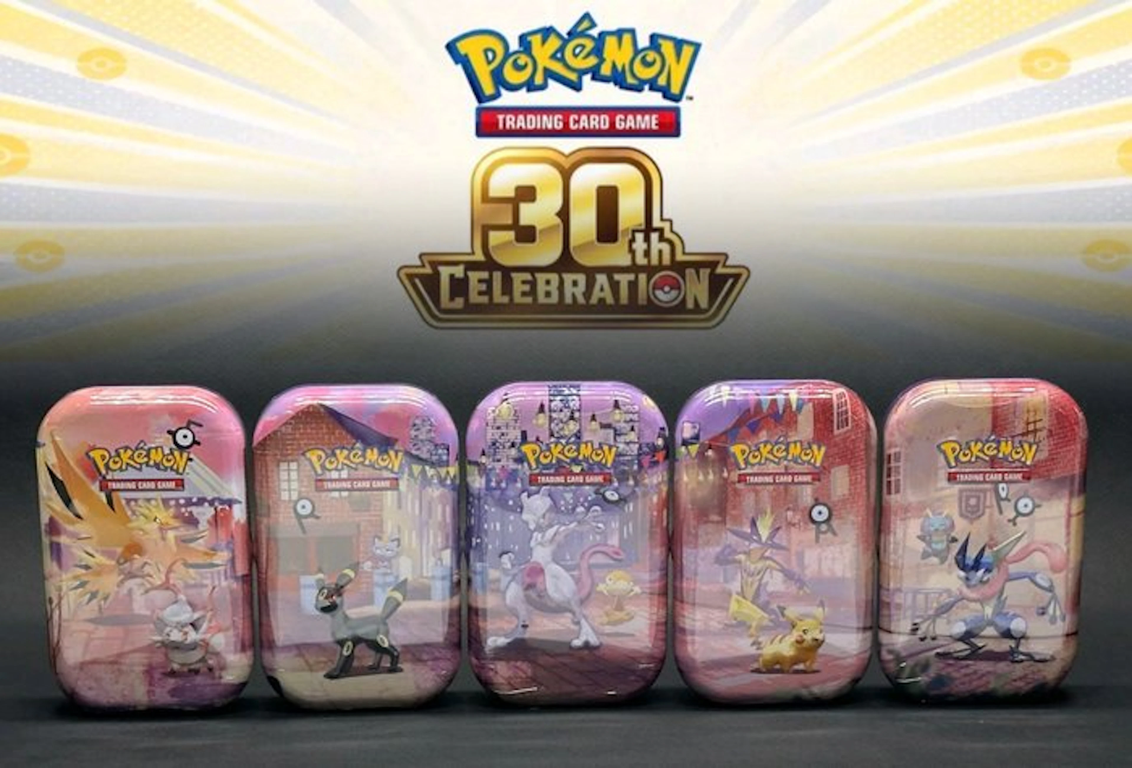 Pokémon Box - 30th Celebration Mini Tin "Night" - Set van 5 - 2026