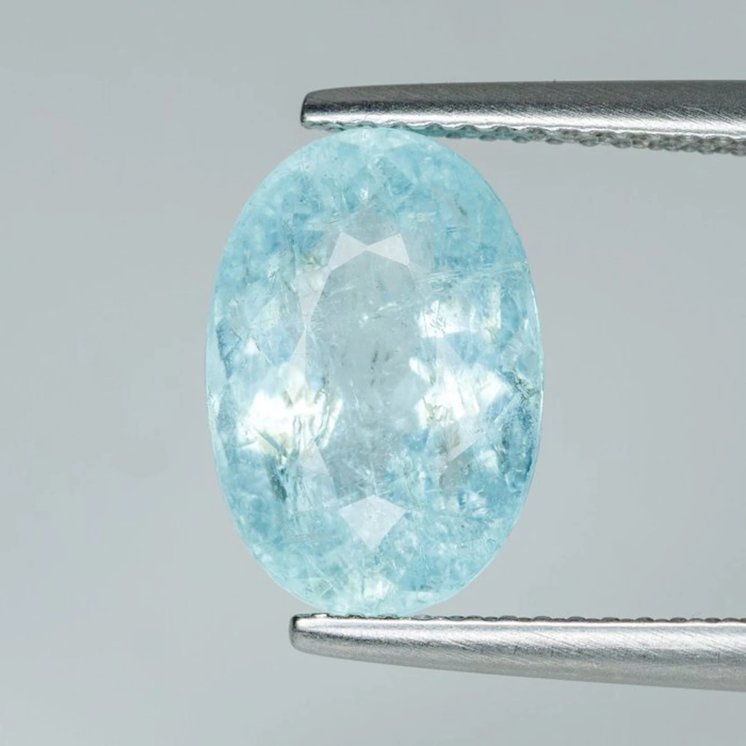 1 pcs Blue, Green Tourmaline - 5.28 ct - Gemological Institute of America (GIA)