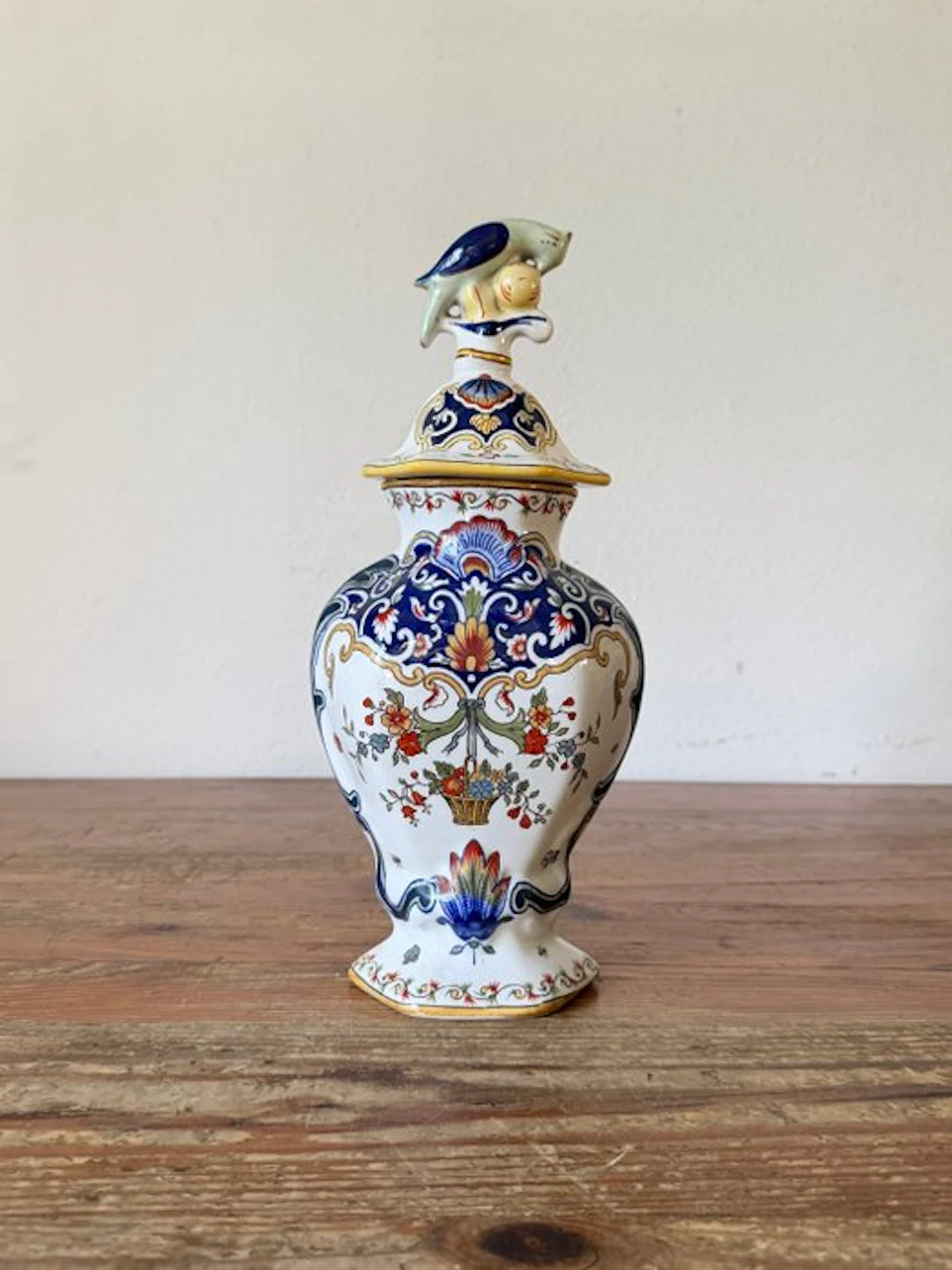 Vase - Earthenware - Lidded vase