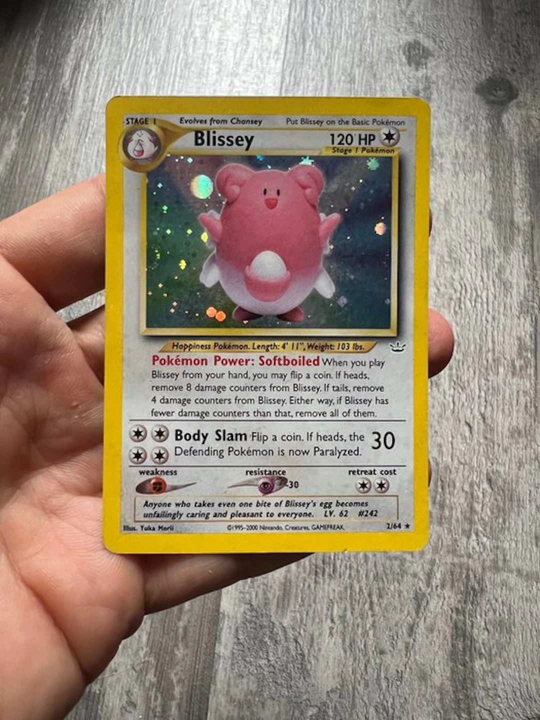 Pokémon - 1 Card - Blissey 2/64 Foil
