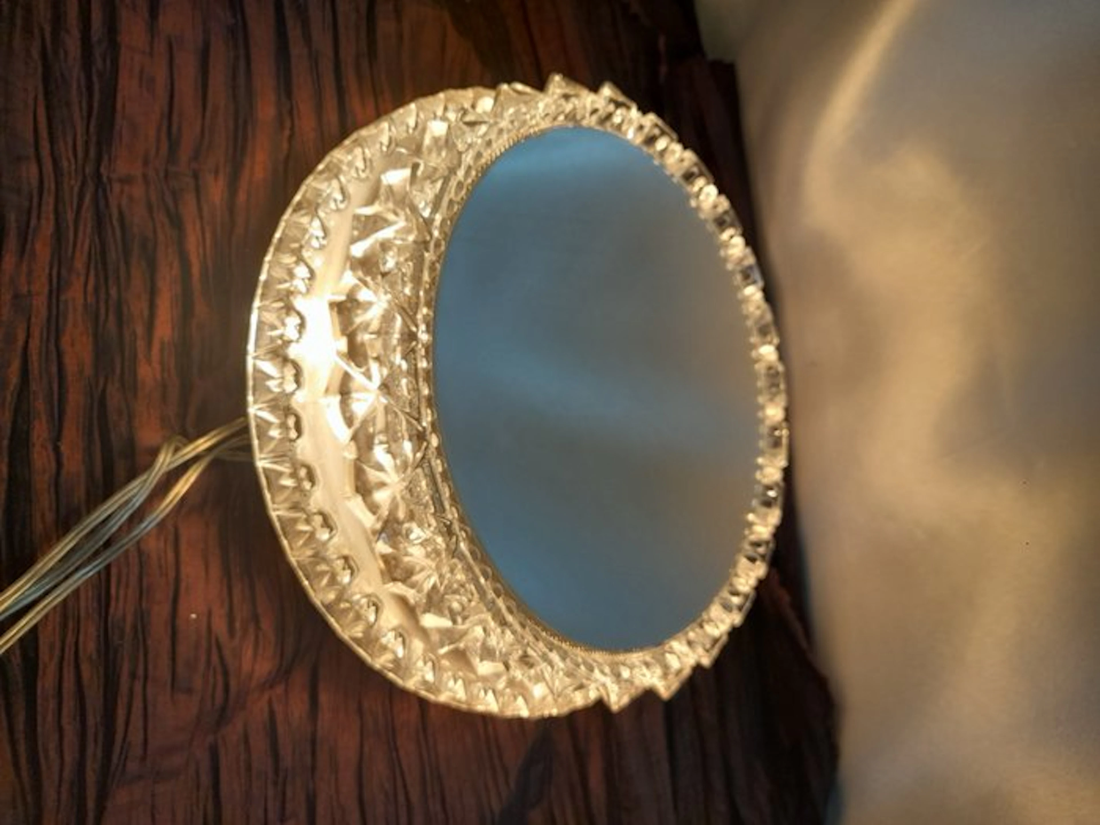 Wall sconce - on the wall or ceiling - Glass, Metal - mirror surface