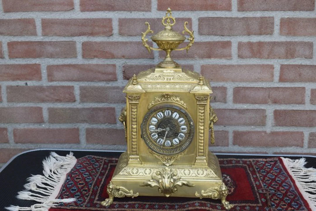 Table clock - Bronze, Brass - 1850-1900