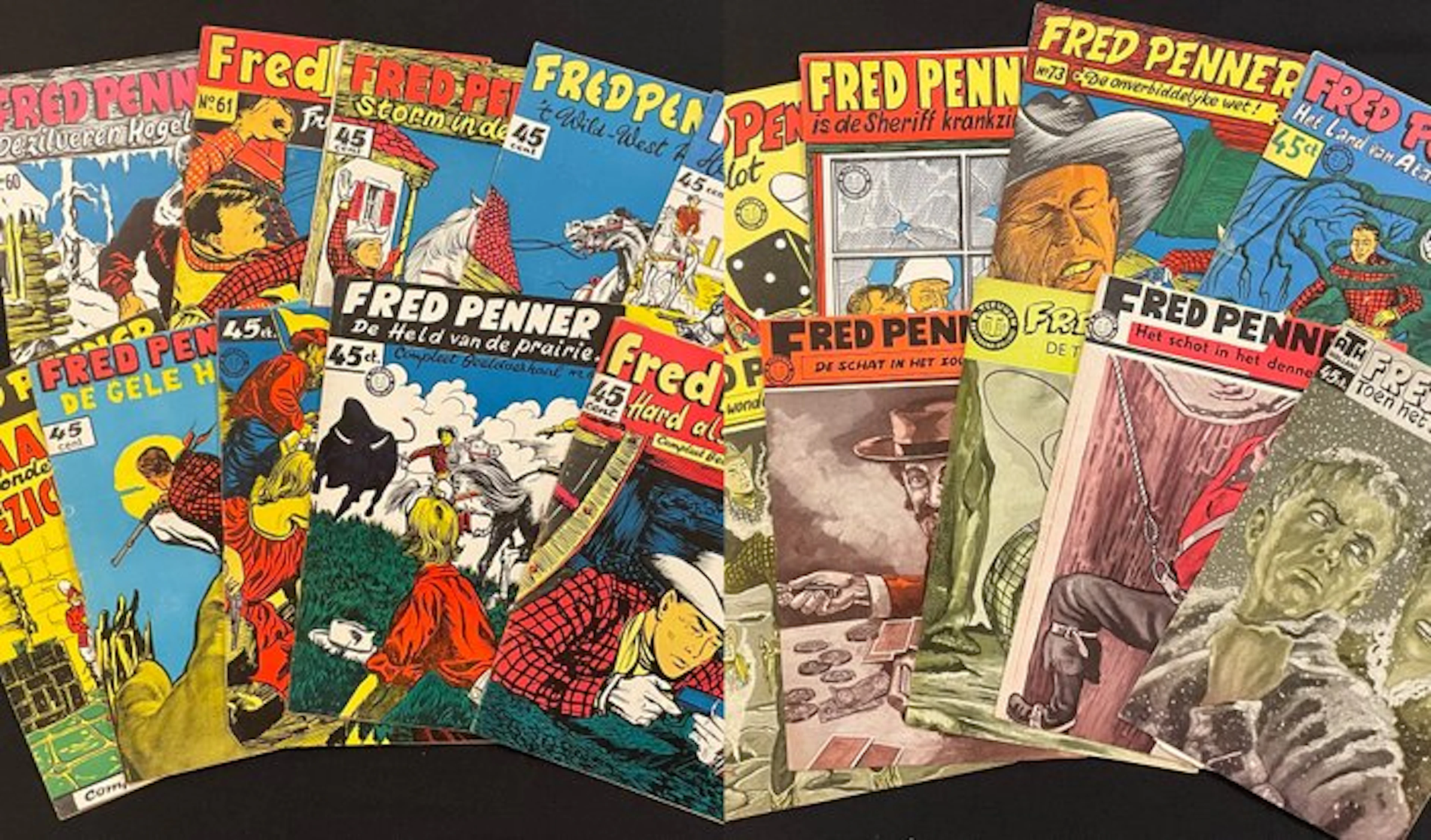 Fred Penner 60 t/m 79 - opeenvolgende reeks (1 manco) - 19 Album - 1958/1960
