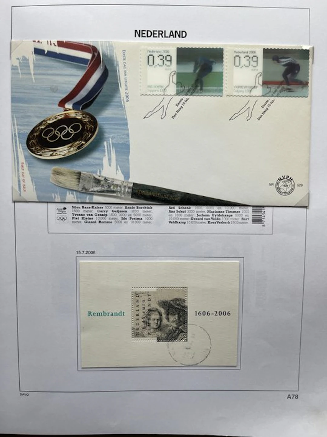 Netherlands 2006/2010 - Collection of modern-used items in a Davo Album