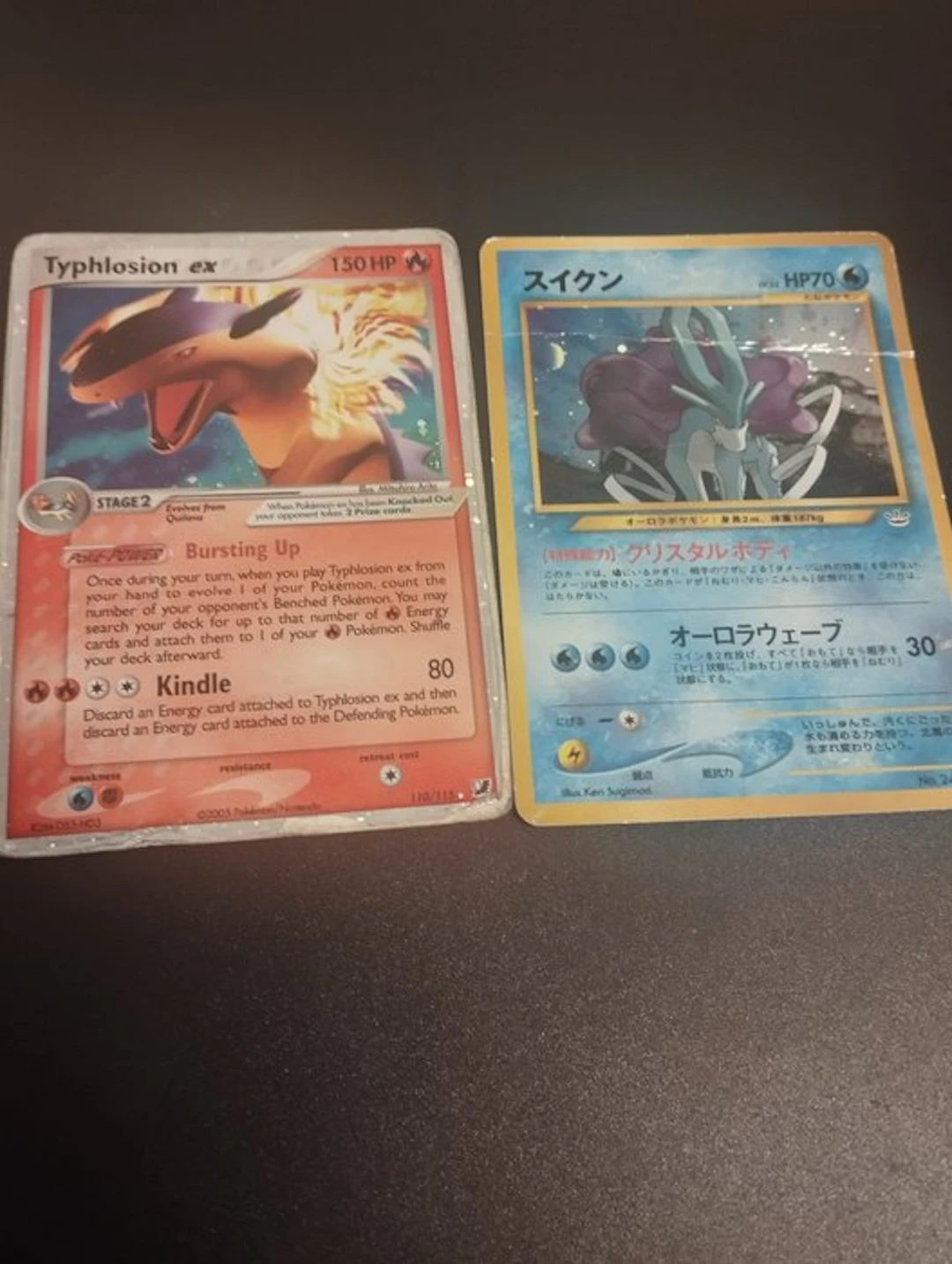 Pokémon - 2 Card - Typhlosion, Suicune 110/113 Foil - EX - EX Dragon