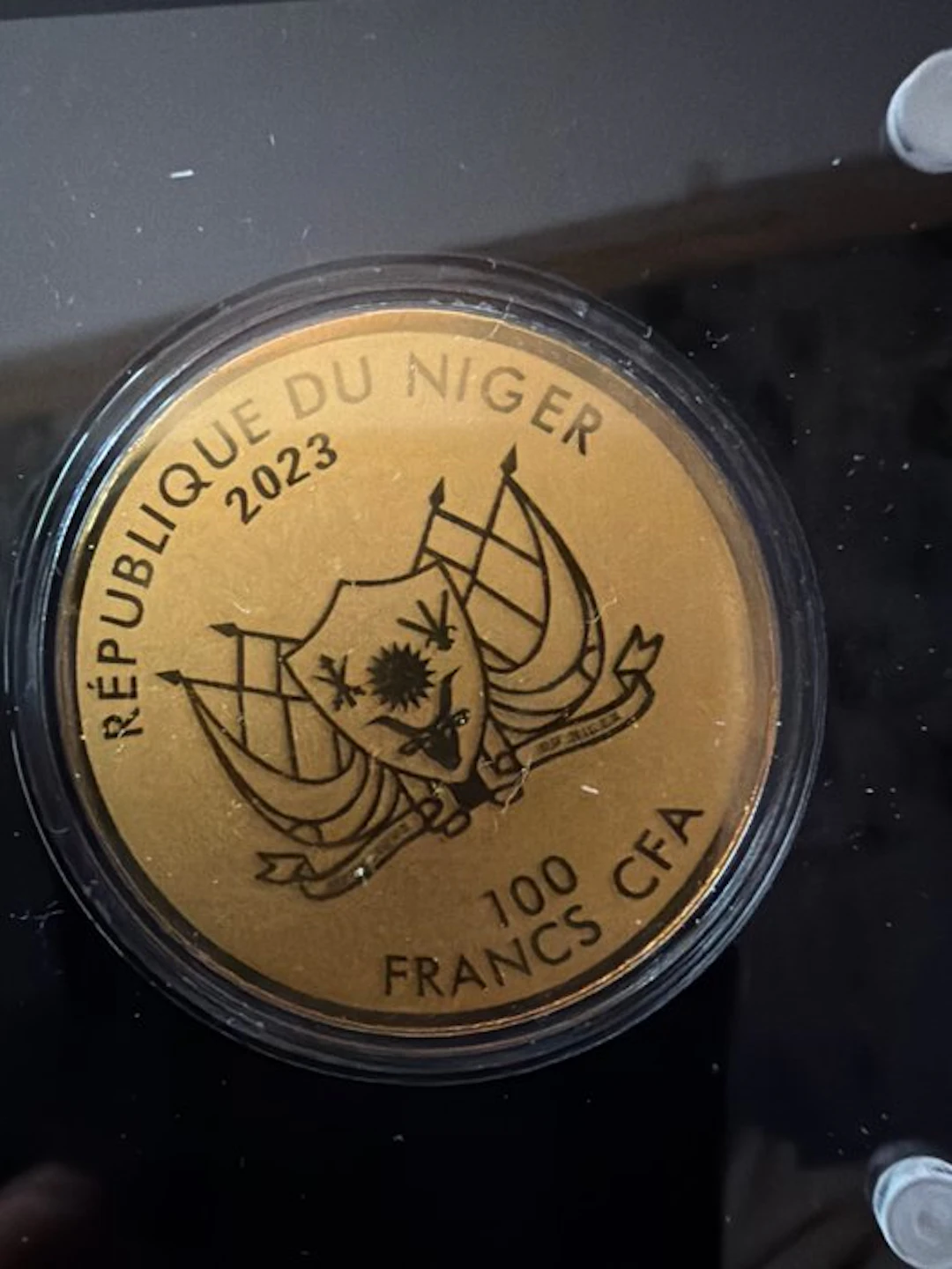 Niger. 100 Francs 2023 Double Eagle von 1933.