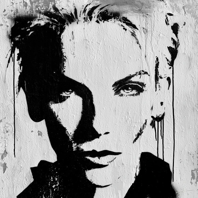 David Law (1967) - Annie Lennox (Stencil)