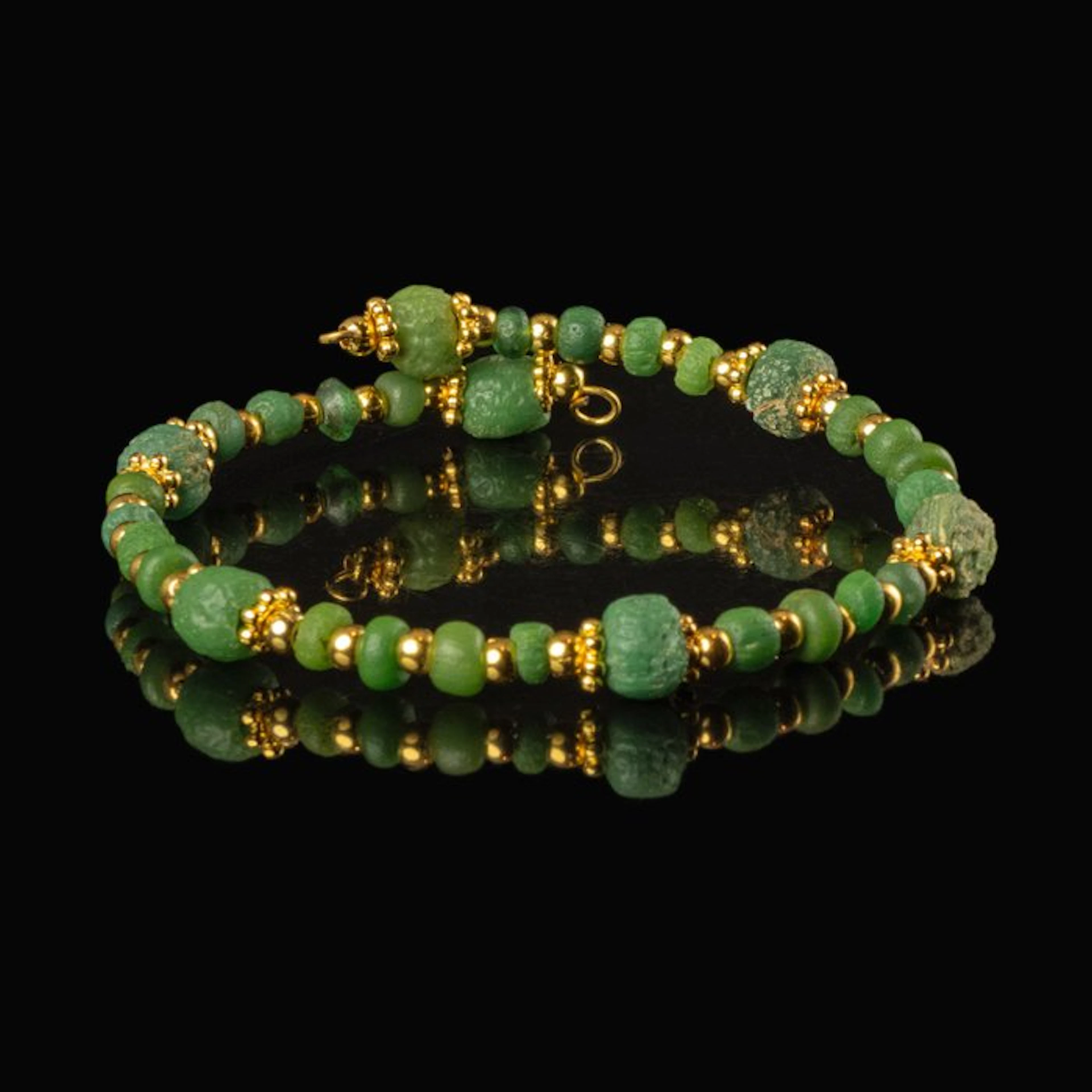 Ancient Roman Bracelet, with Roman Glass Beads