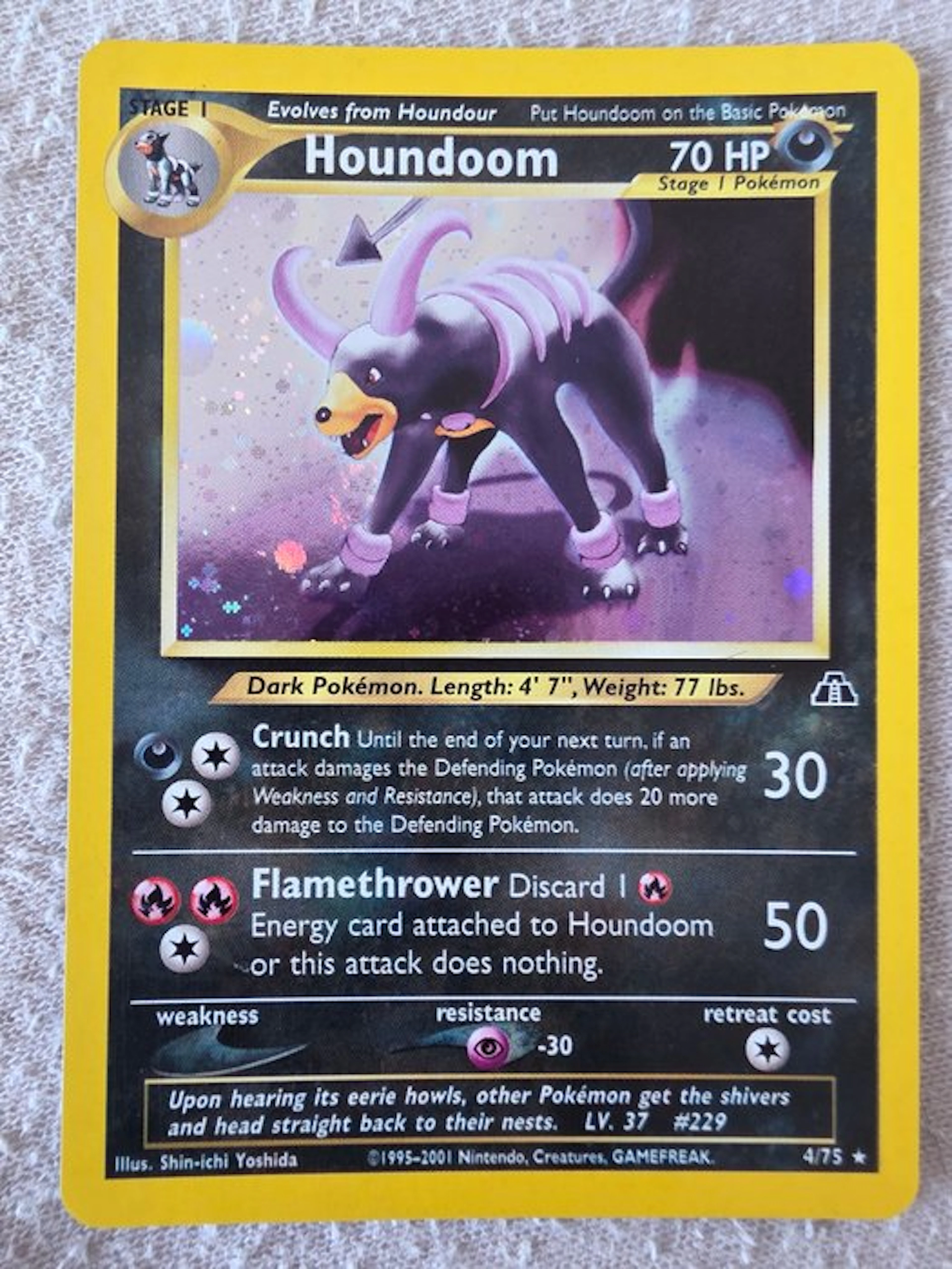 Pokémon - 1 Card - Houndoom 4/75 Foil