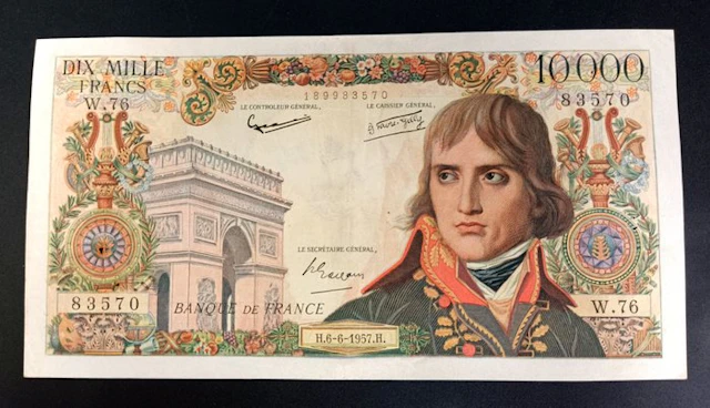 France. - 10 000 Francs - 06/06/1957 - Fayette 51-08 (No reserve price)