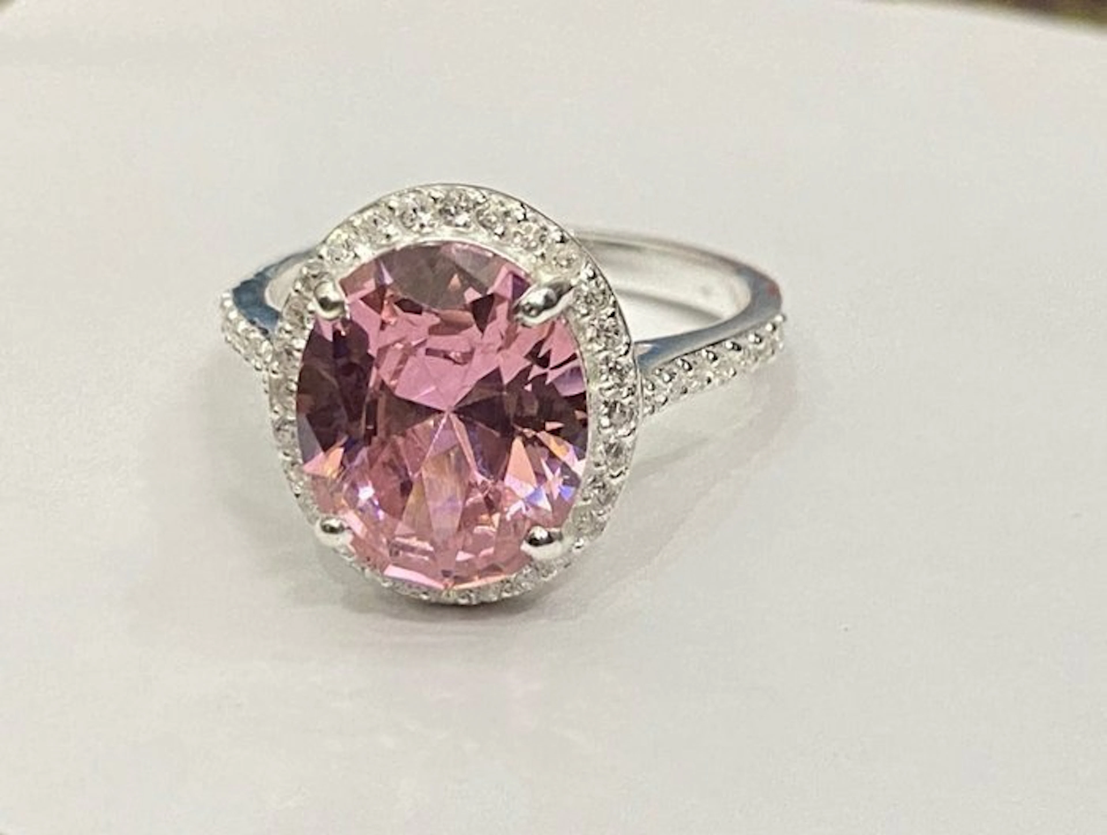 No reserve price - Ring 925 Sterling Silver Ring with 1...