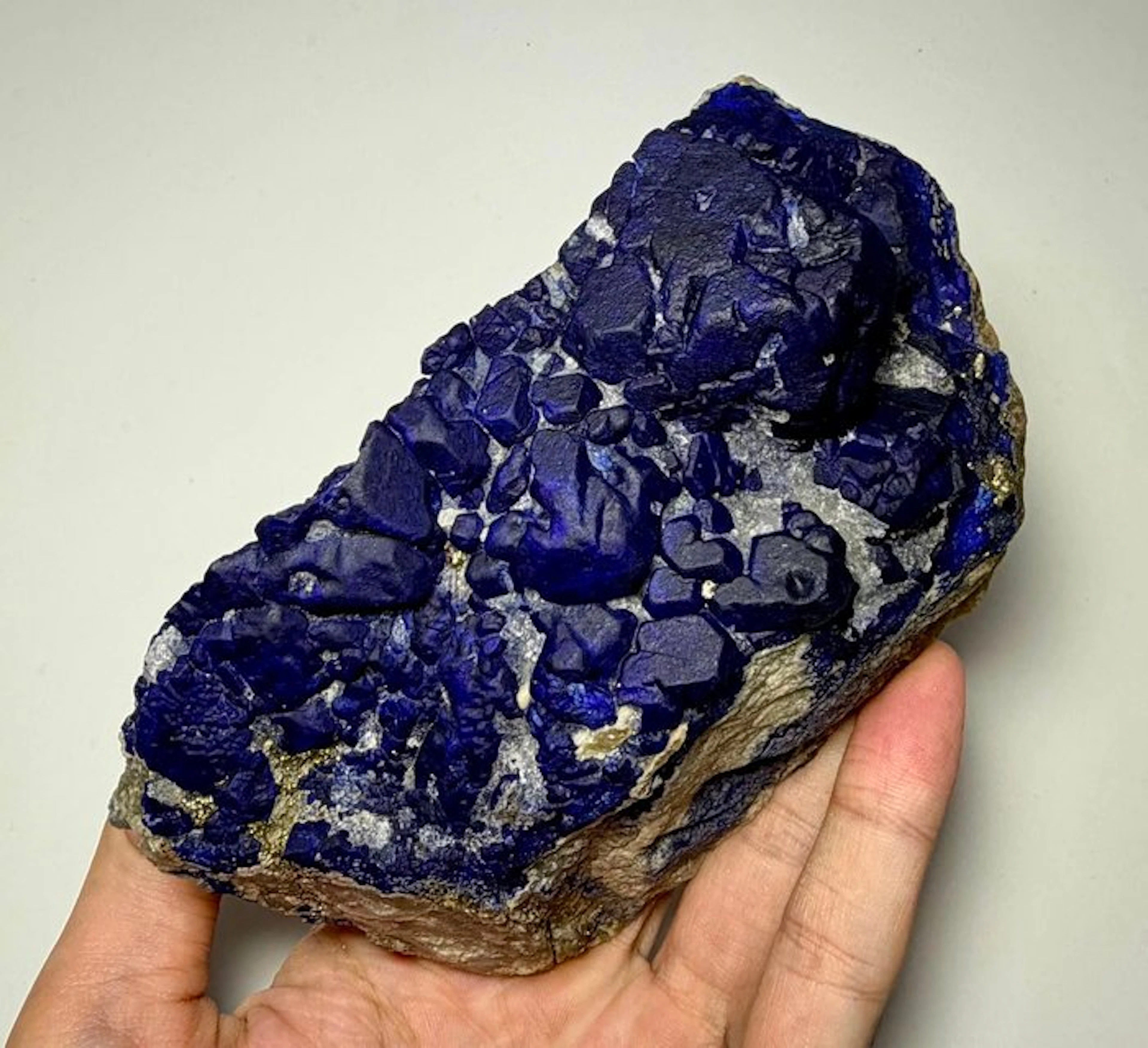 Lazurite Crystals on matrix - Height: 133 mm - Width: 64 mm- 954 g - (1)