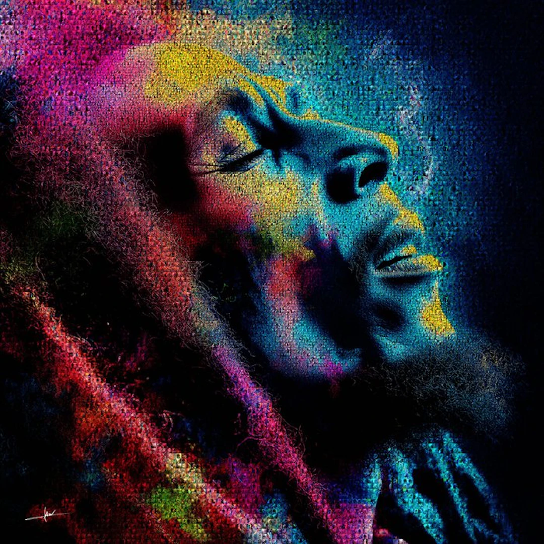 David Law - Bob II - Bob Marley - Format XL 60x60