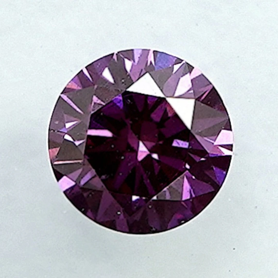 1 pcs Diamond (Colour-treated) - 0.20 ct - Fancy intense...