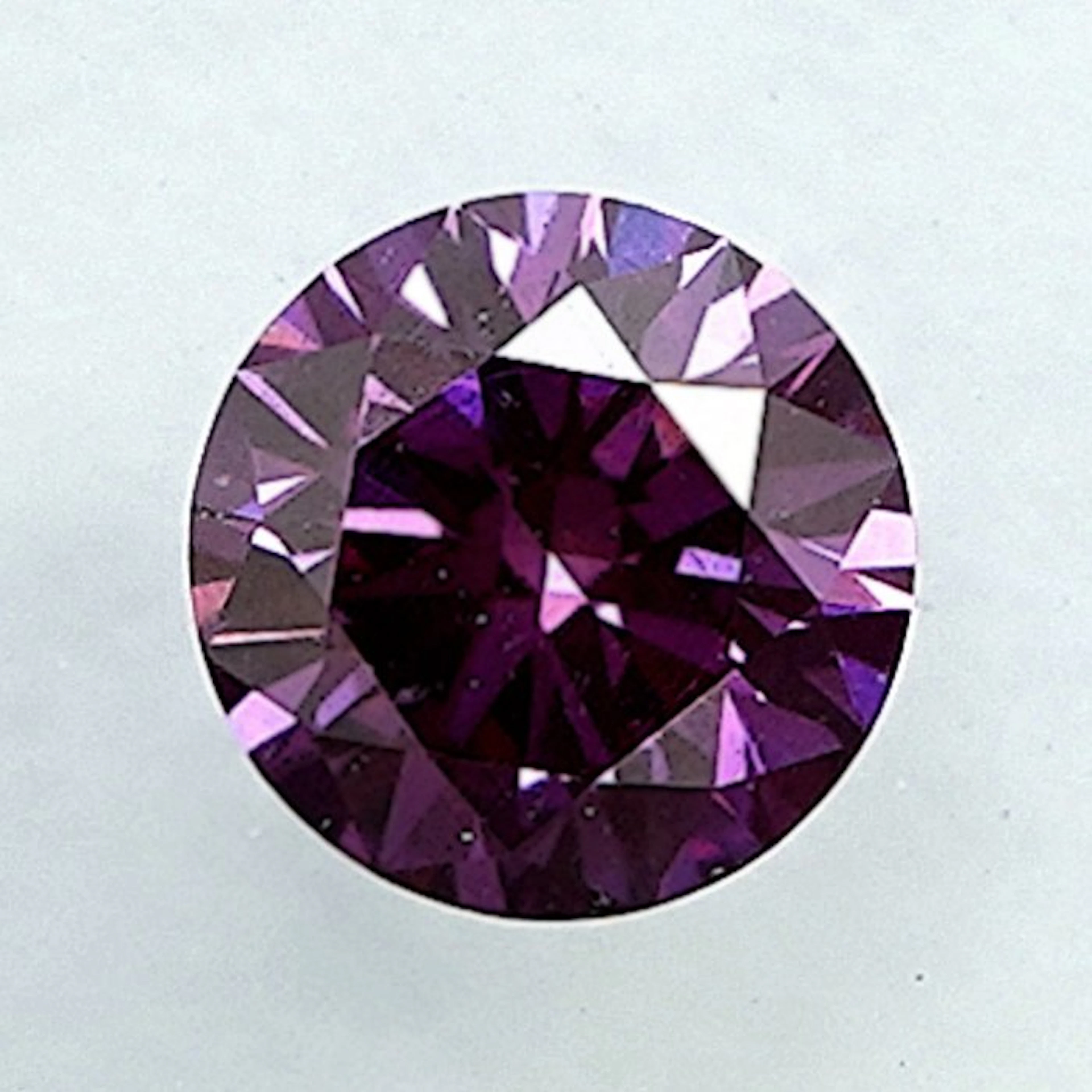 1 pcs Diamond (Colour-treated) - 0.20 ct - Fancy intense...