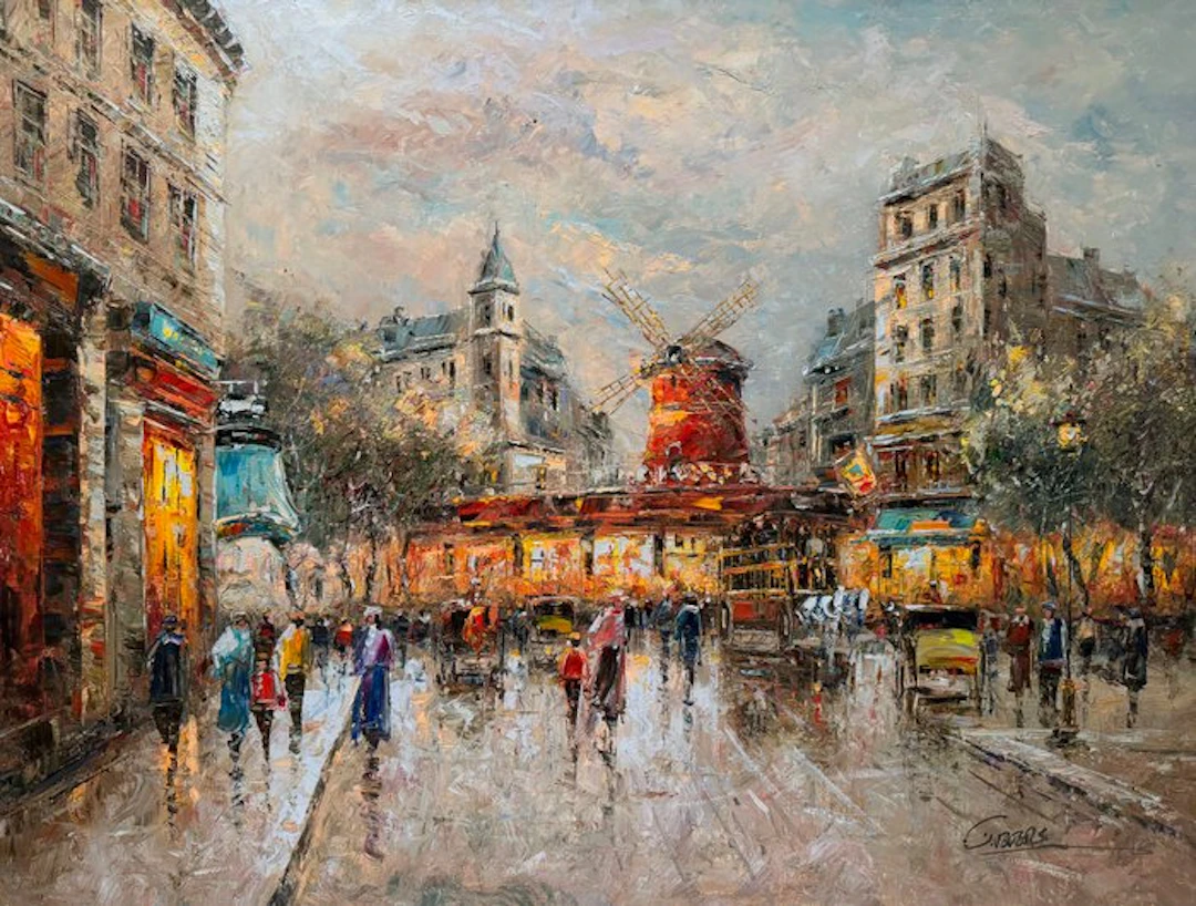 Christof Vevers (1962) - Paris ~ Moulin Rouge - Sortie de...