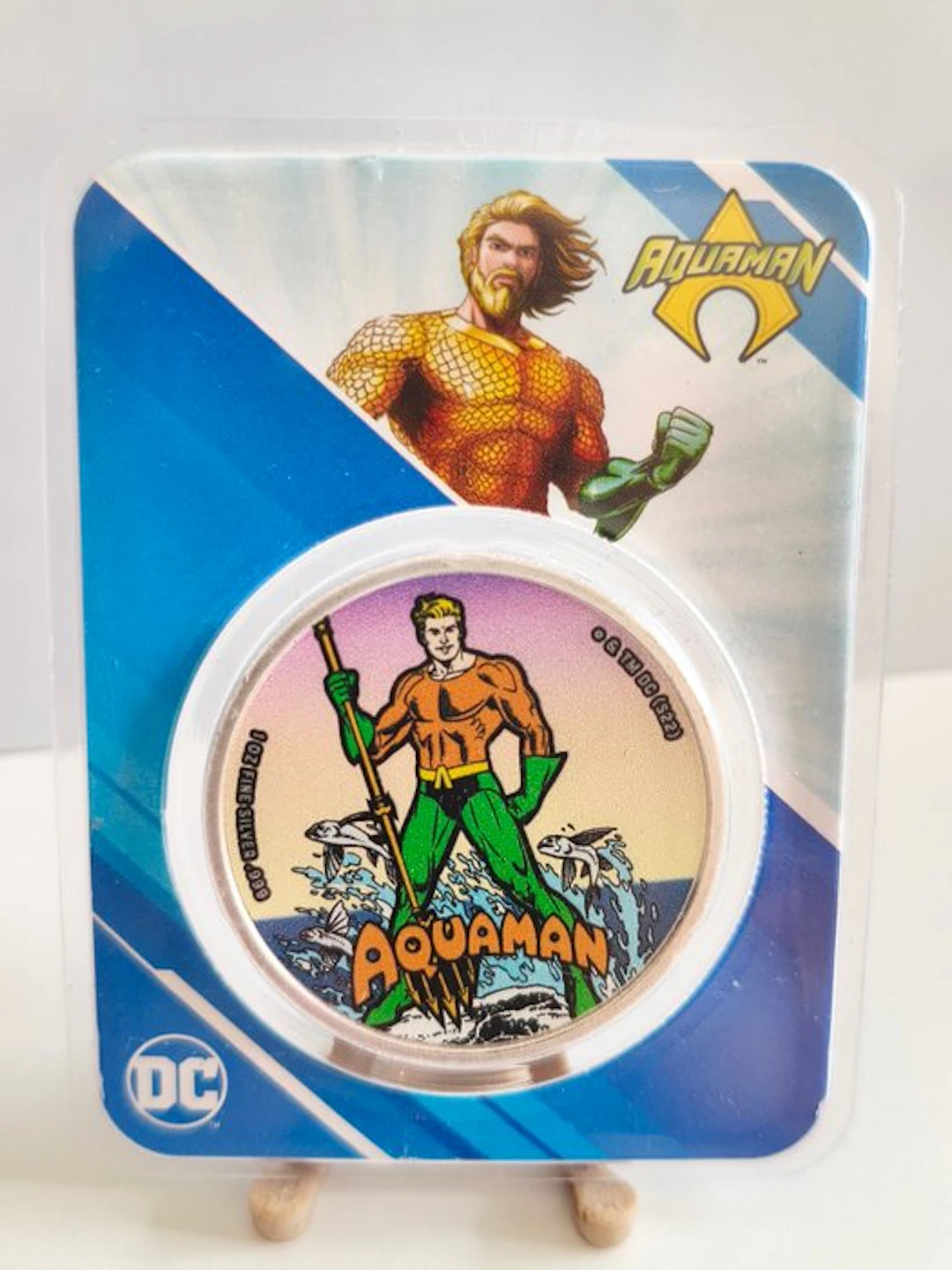 Samoa. 5 Dollars 2023, Aquaman, 1 Oz .999 Silver (No reserve price)
