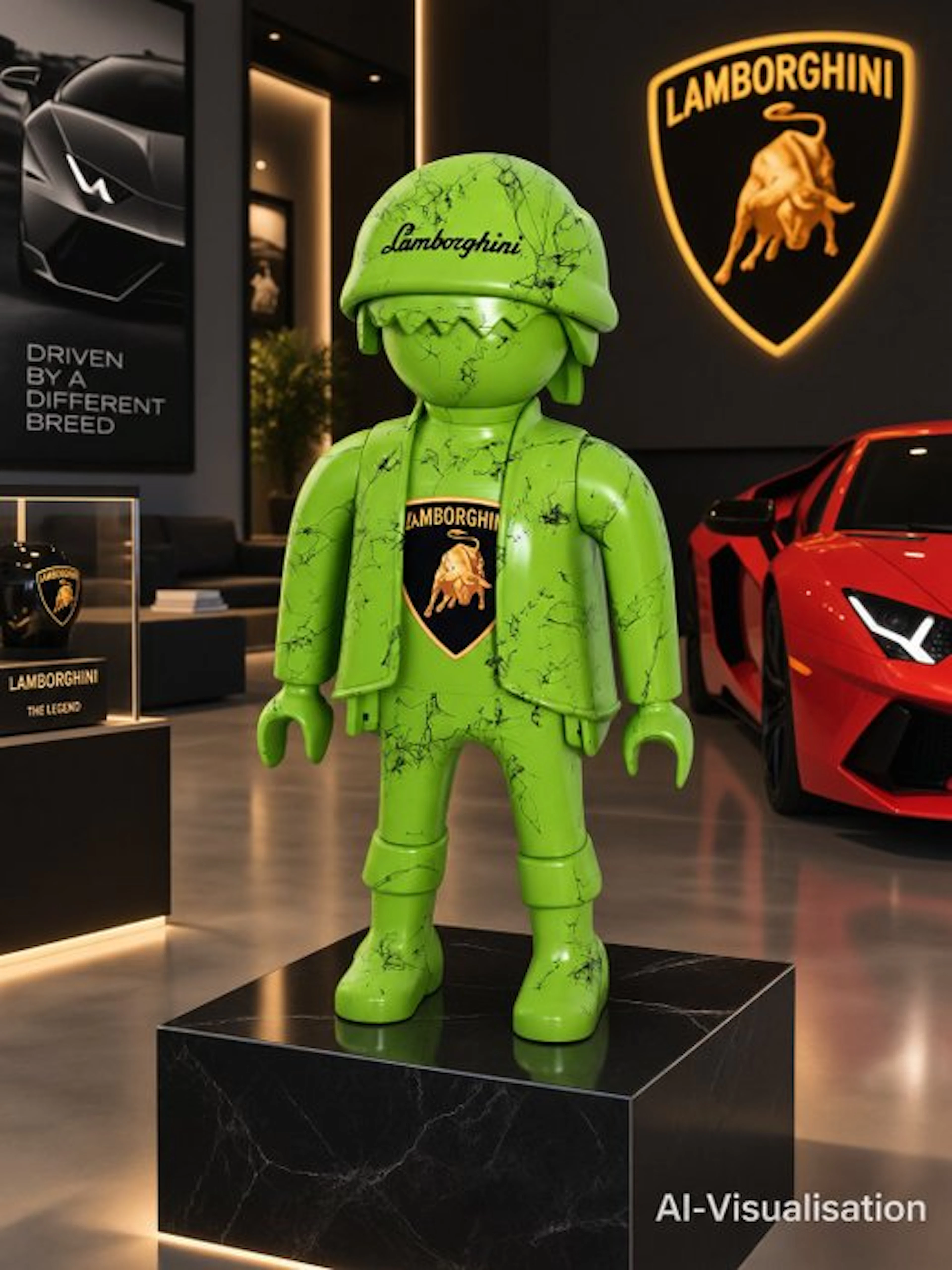 Beever Deco Art - Lamborghini Playmobil XXL - 62cm