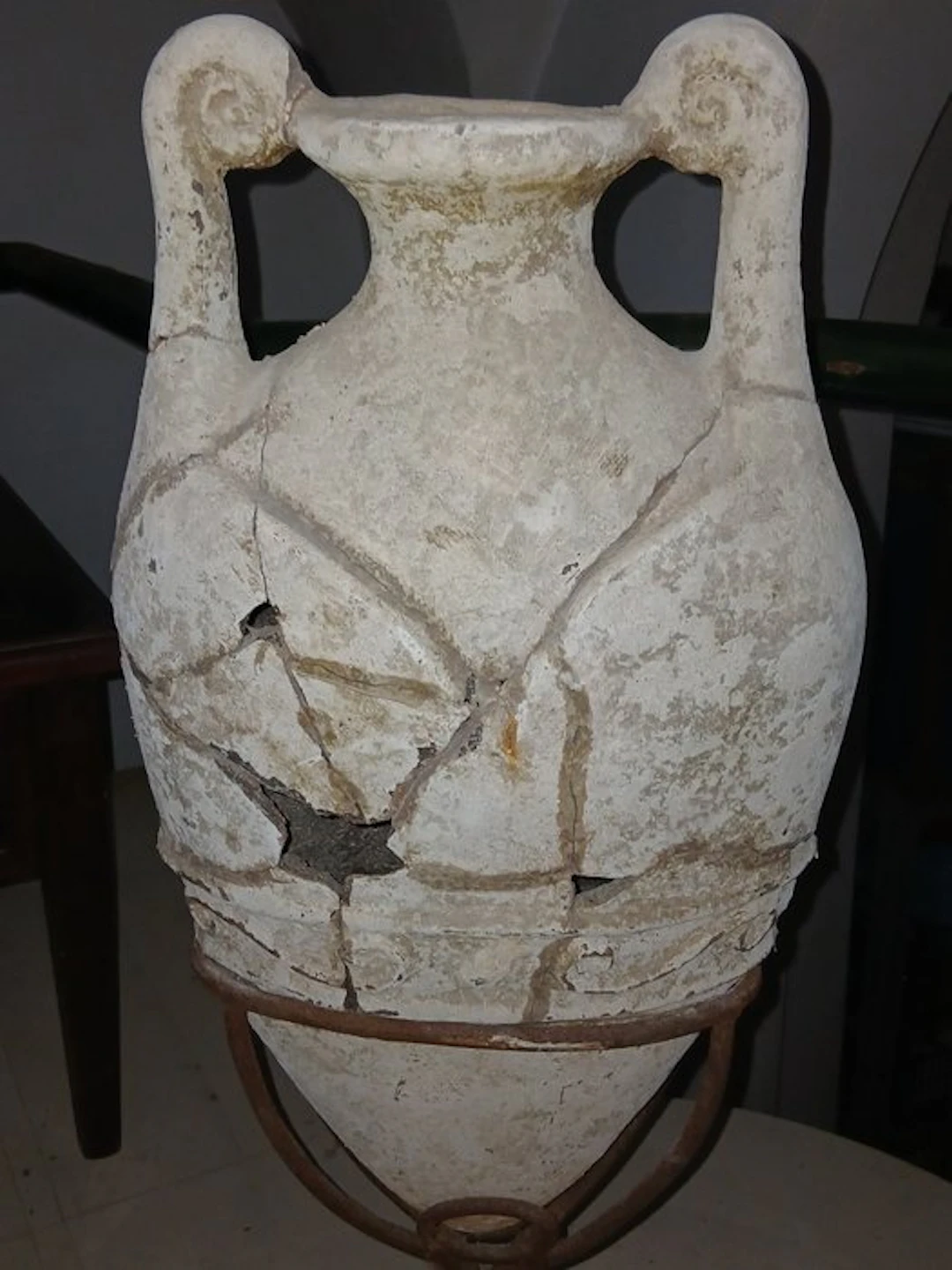 Vase (2) - Earthenware - XL Roman amphora