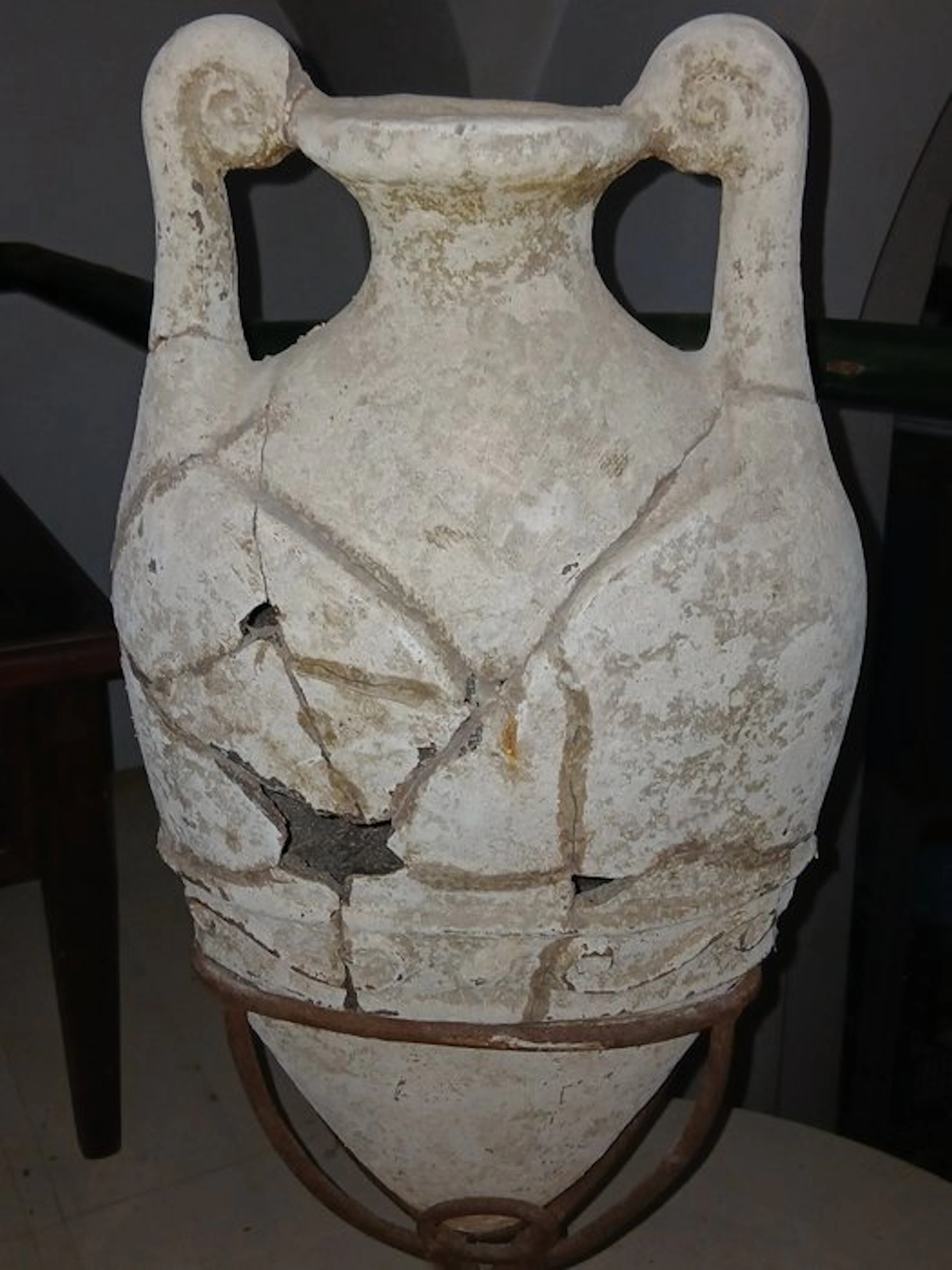 Vase (2) - Earthenware - XL Roman amphora
