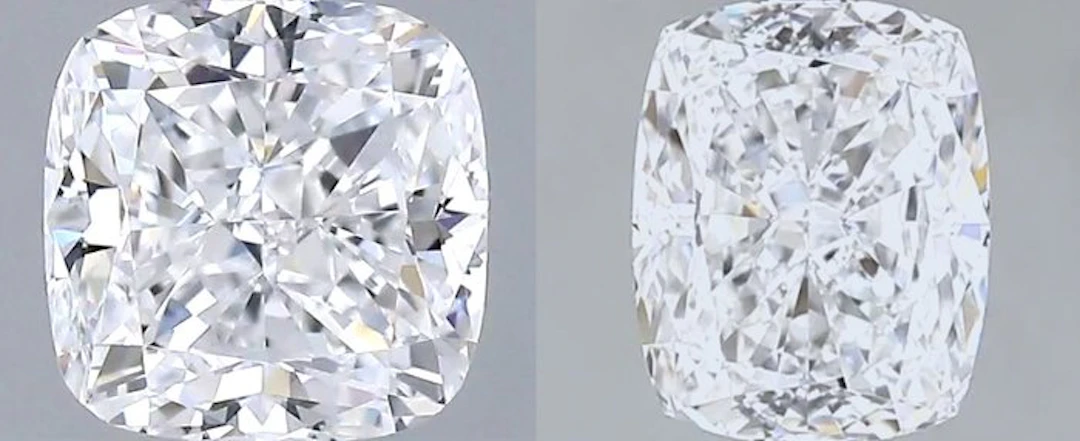 No reserve price - 2 pcs Diamond (Natural) - 1.30 ct...