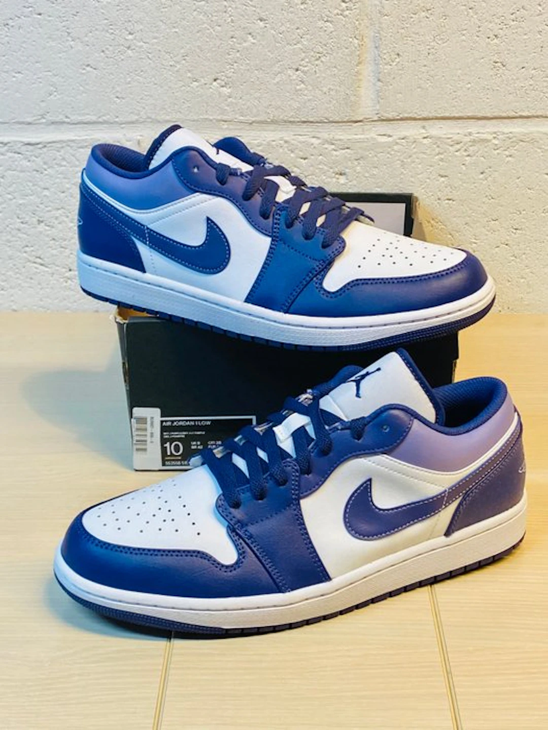 Air Jordan - One Low White Purple P46 - Sneakers - Size: EU 46 - New with tags