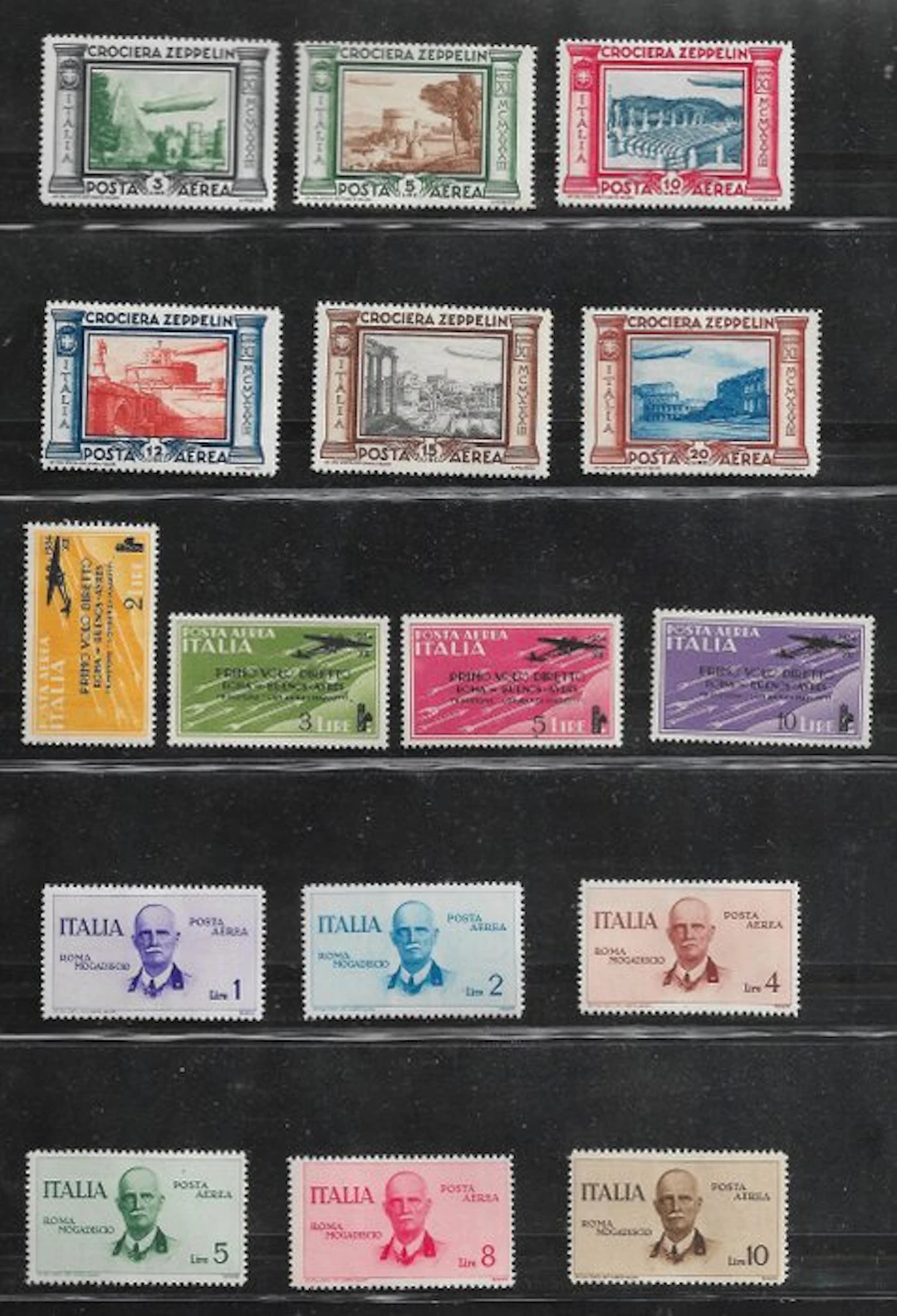 Italy 1933/1934 - Regno PA: three excellent series
