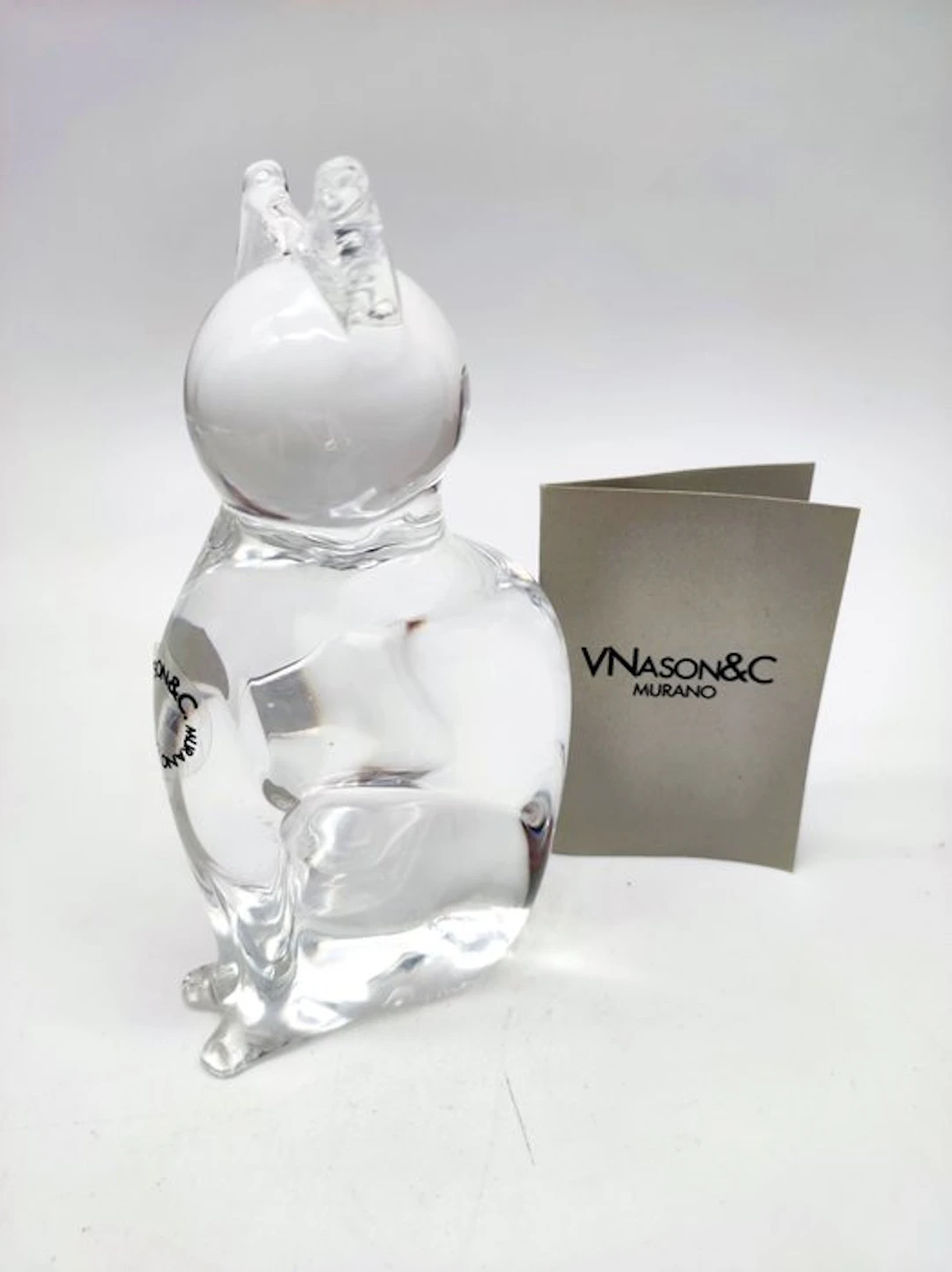 V.Nason&C. - Figure - Gatto Seduto - Murano glass