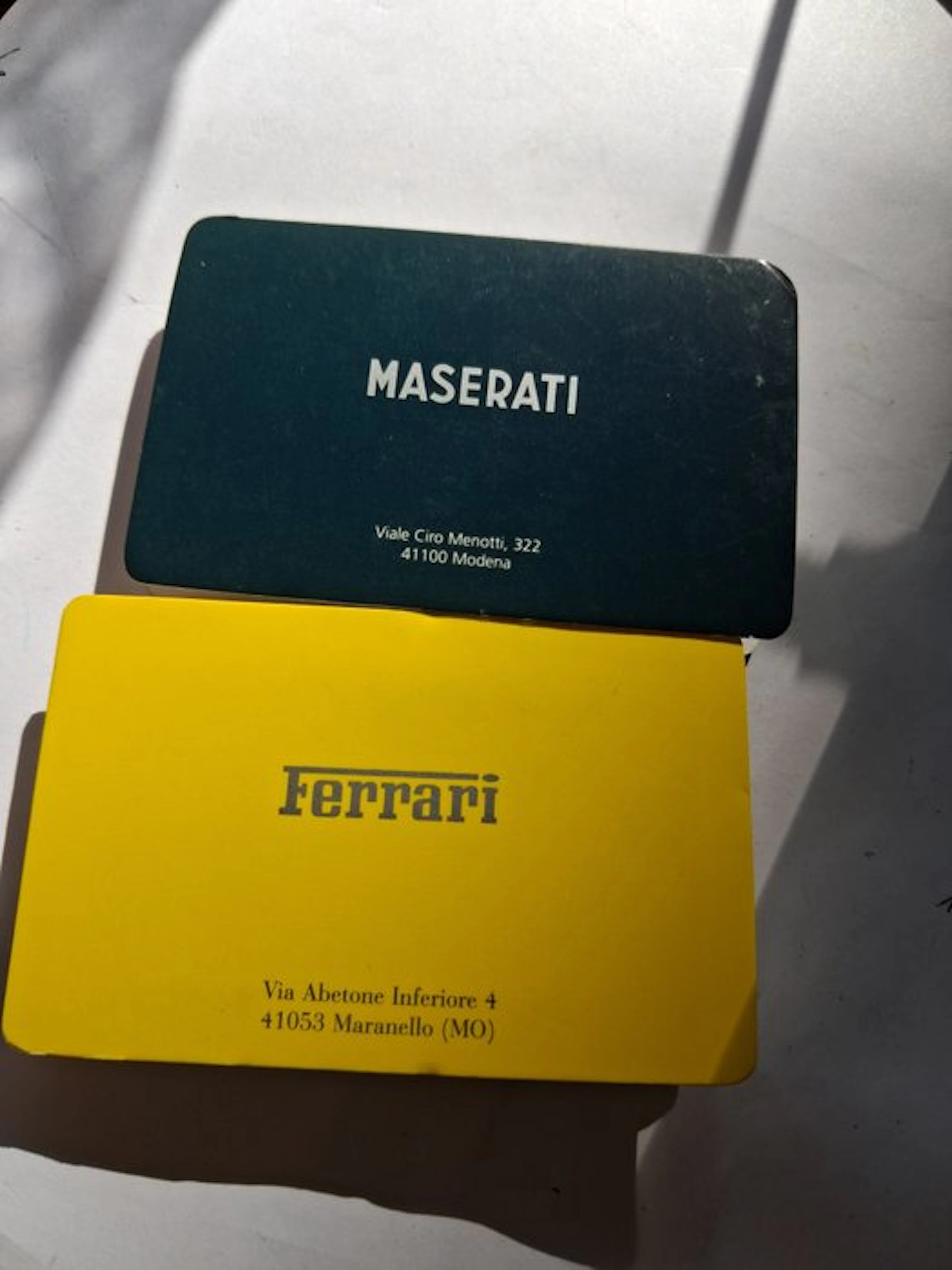 Brochure - Ferrari - brochure numerate per visite guidate vip - 1999