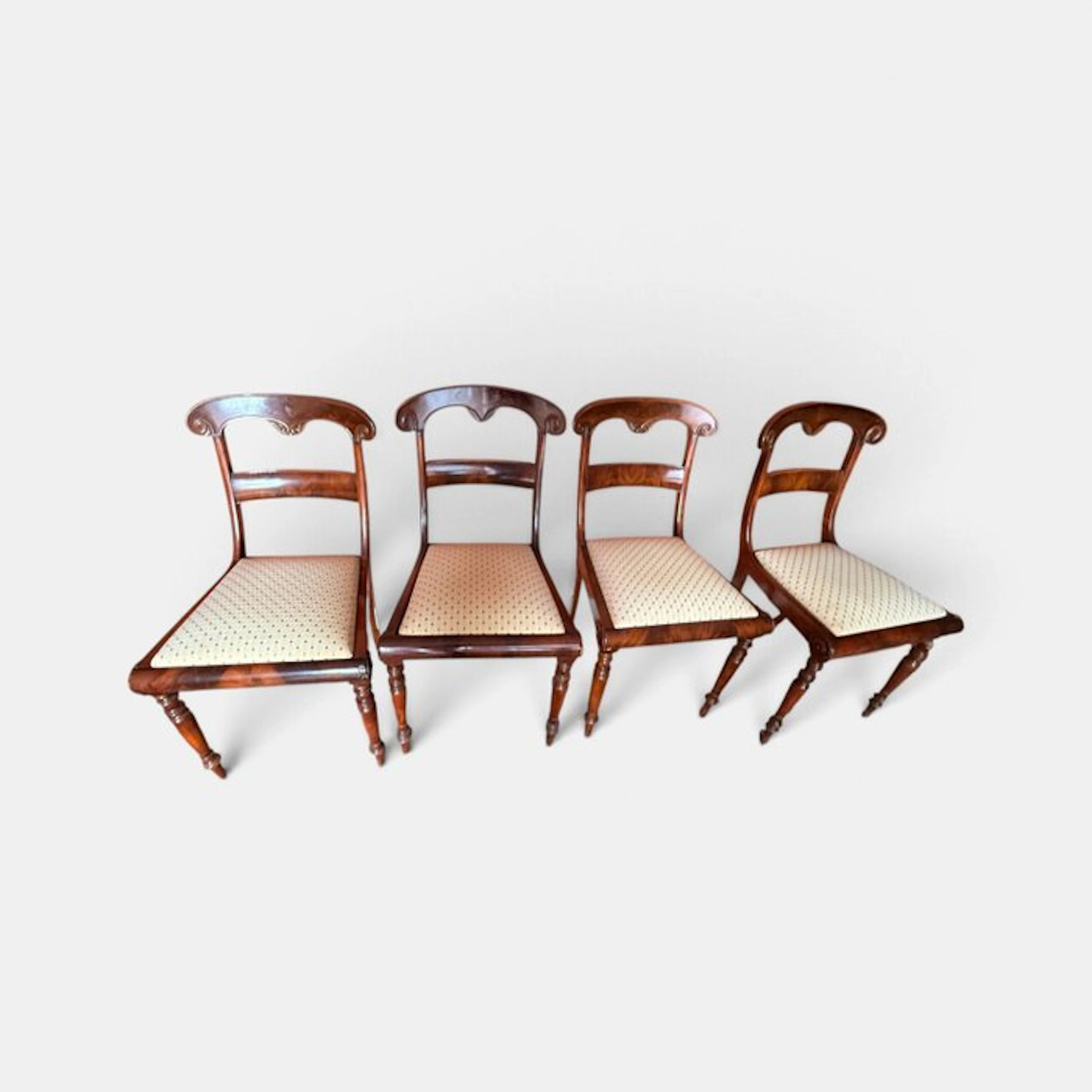 Chair (4) - Mahogany