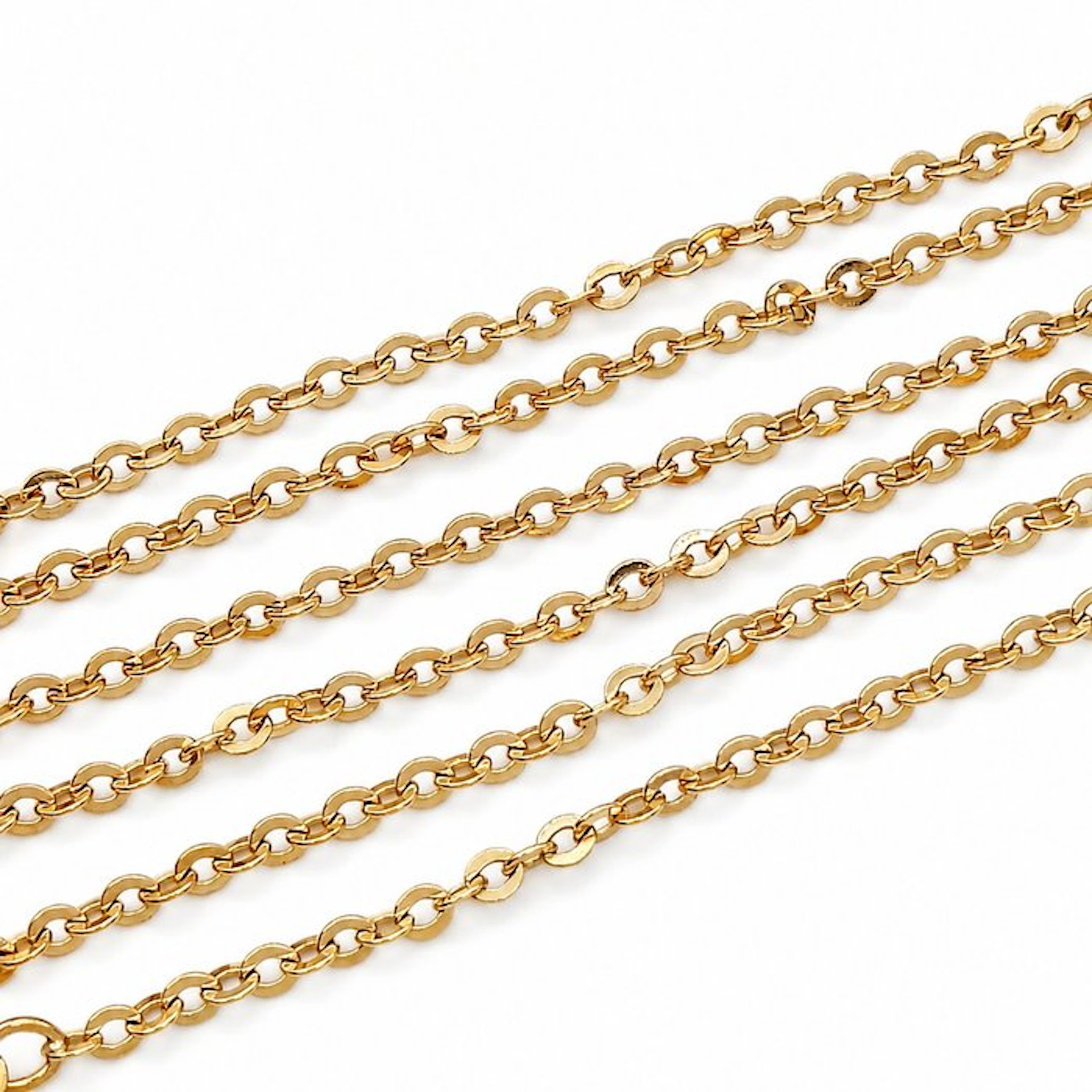 Necklace - 18 kt. Yellow gold - Made in Italy - Handmade