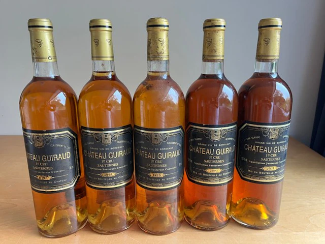 1998, 1999 (2x) & 2003 (2x) Château Guiraud - Sauternes...