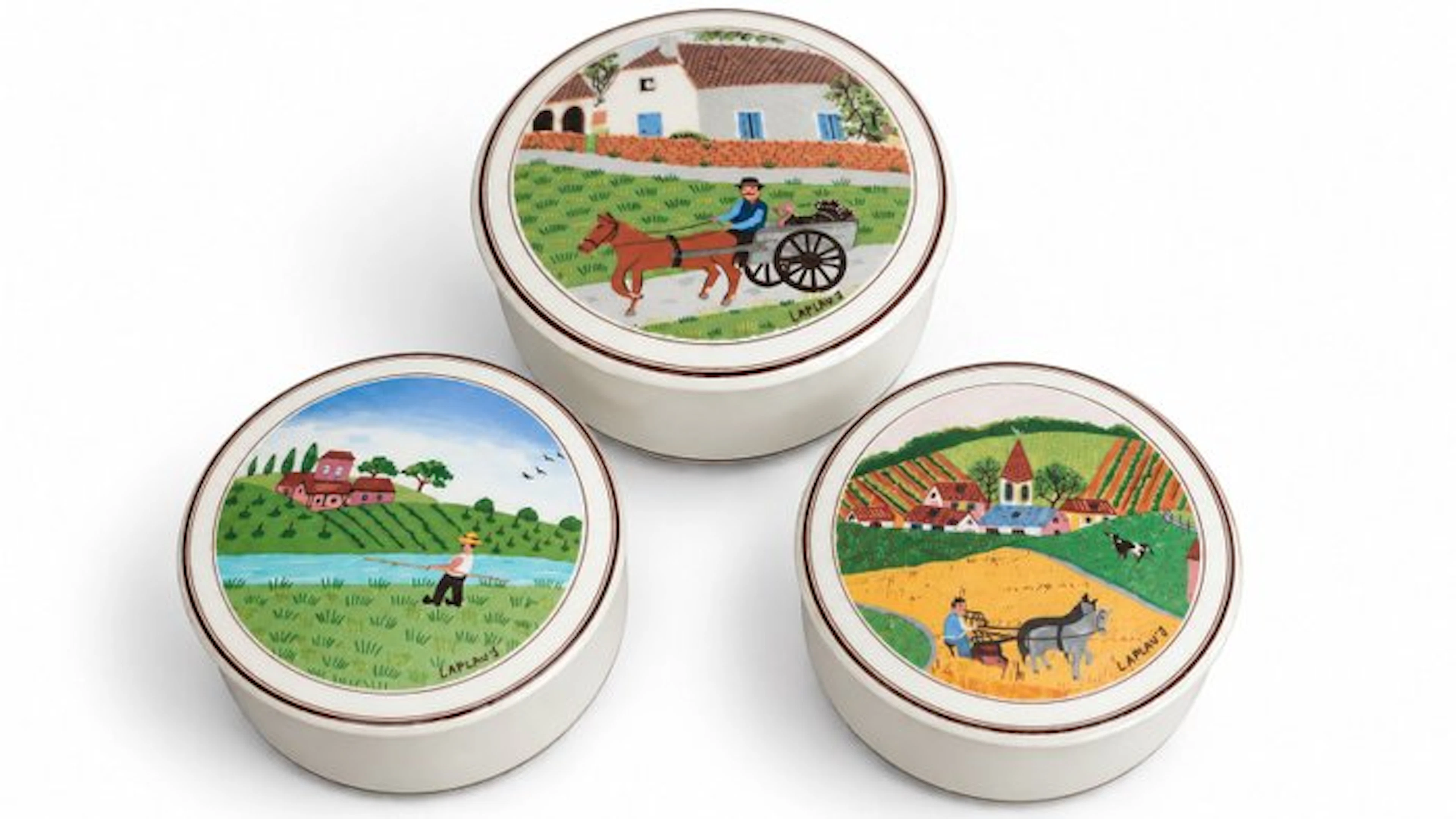 Villeroy & Boch - 3 Boîtes « Design Naïf » - Table...