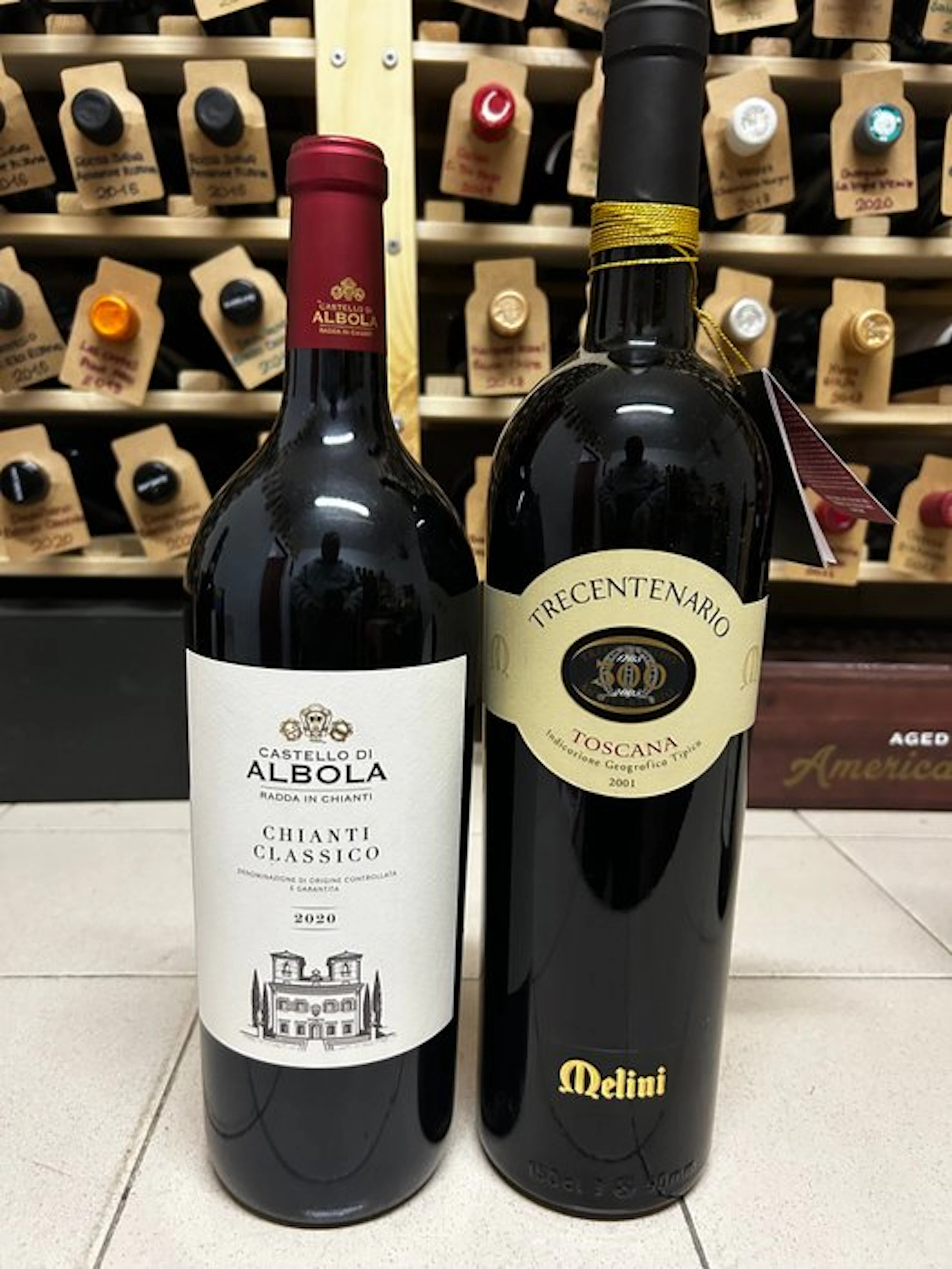 2020 Castello di Albola Chianti Classico & 2001 Melini...