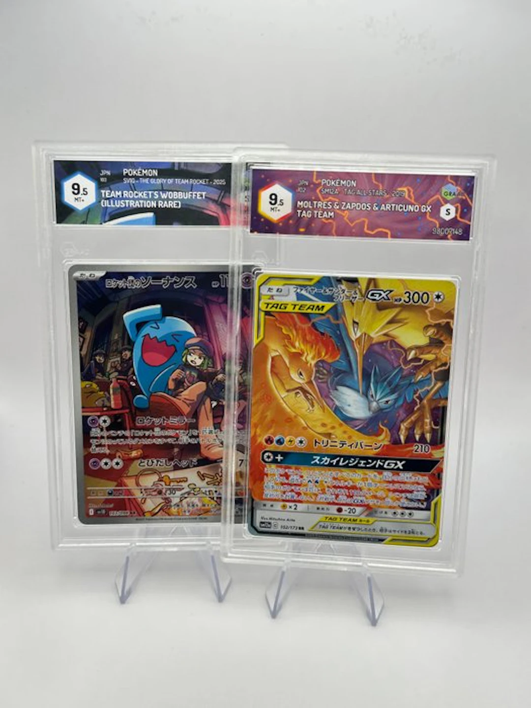 Pokémon - 2 Graded card - Wobbuffet