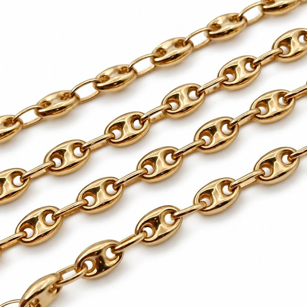Necklace - 18 kt. Yellow gold - Made in Italy - Handmade