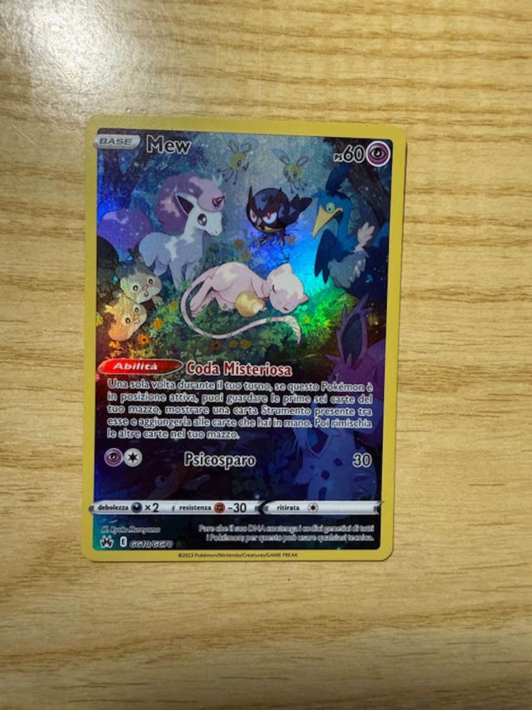 Pokémon Card - Mew Alternate art - Sword & Shield - Crown Zenith