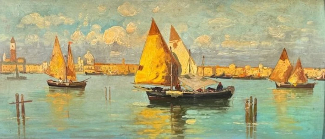 Italian school (XX) - Scorcio di marina