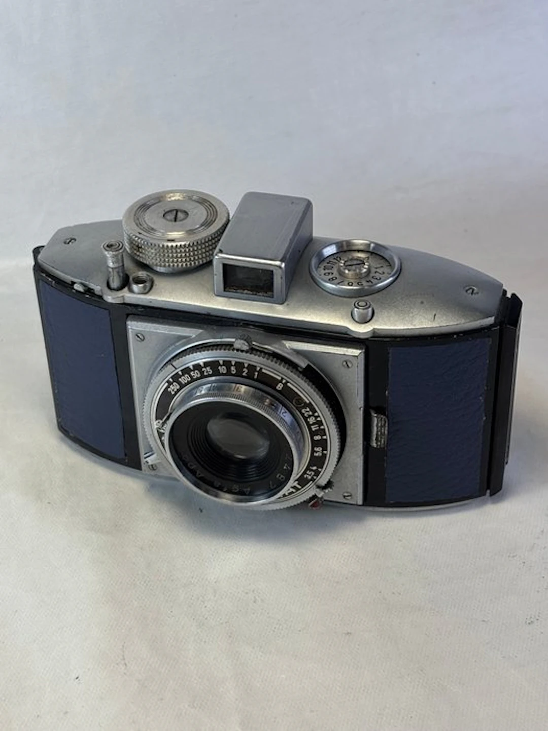 Agfa Karat 3.5 met blauwe bekleding ( 1938 ) Analogue compact camera