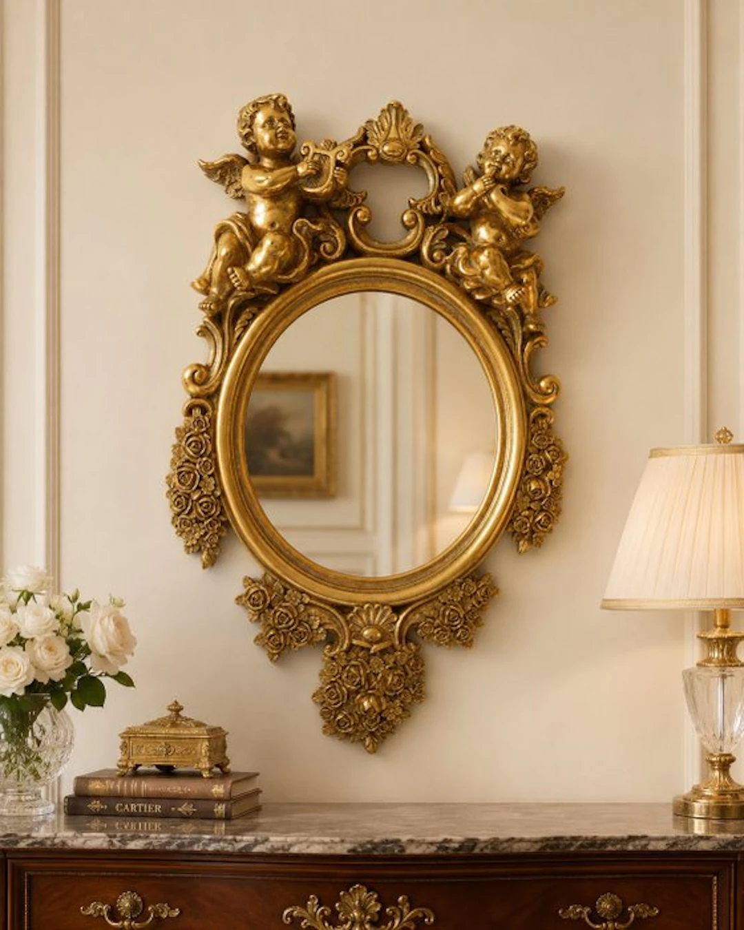 Wall mirror - Glass, Resin