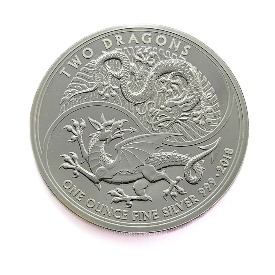 United Kingdom. 2 Pounds 2018 - Two Dragons