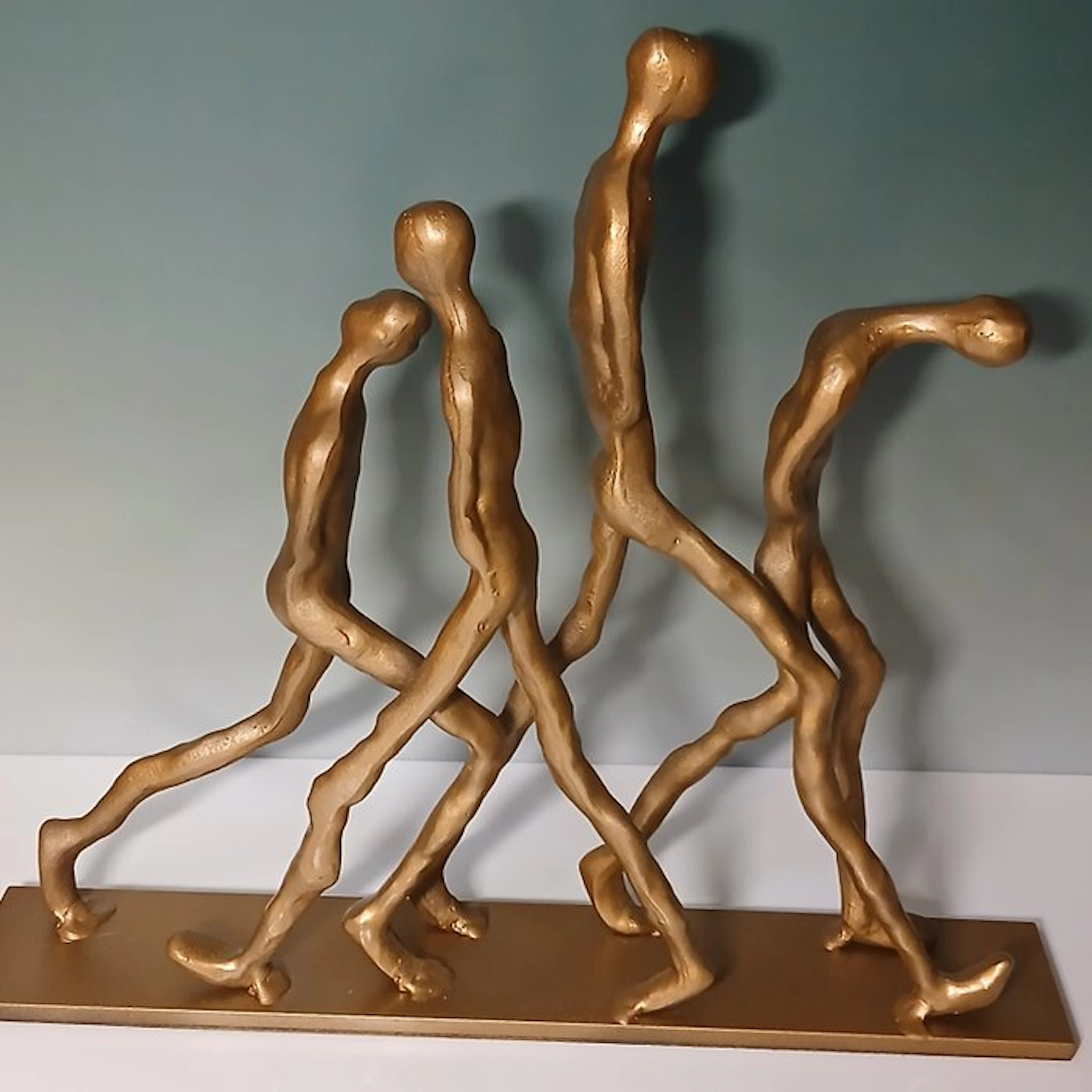 Sculpture, "Les passants" after Alberto Giacometti - 31 cm - Source