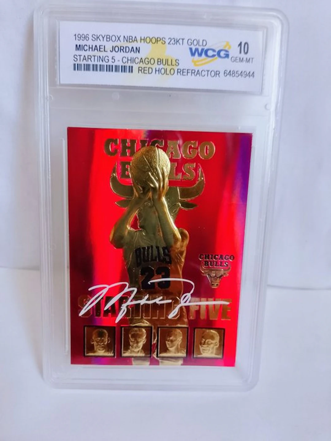1996 Skybox NBA Hoops 23KT Gold Michael Jordan First edition