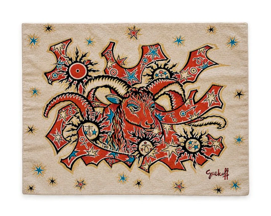 Société Tanit - Élie Grekoff - Tapestry - 96 cm - 100 cm...