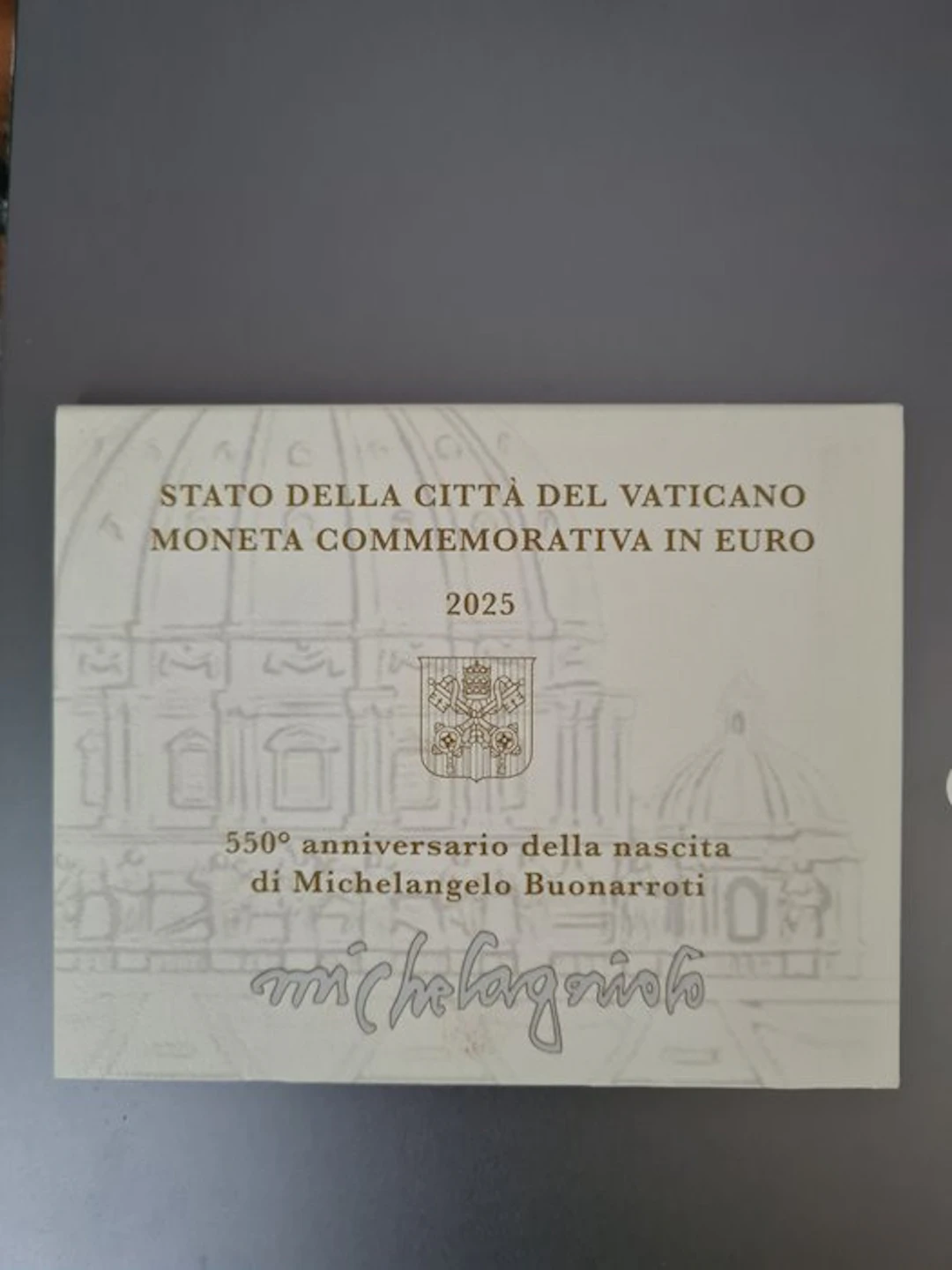 Vatican. 2 Euro 2025 "Michelangelo" (No reserve price)