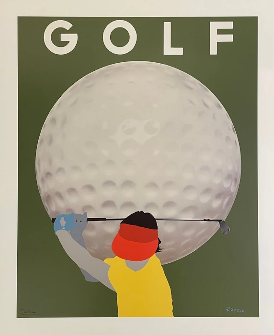 Razzia - GOLF (Hand signed) - 1980s