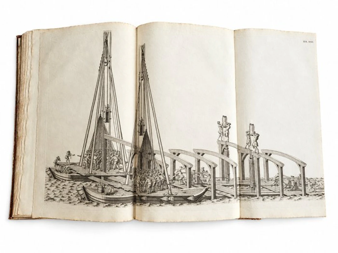 Jan en Petrus Schenk - Theatrum Machinarum Universale: verzameling Waterwerken